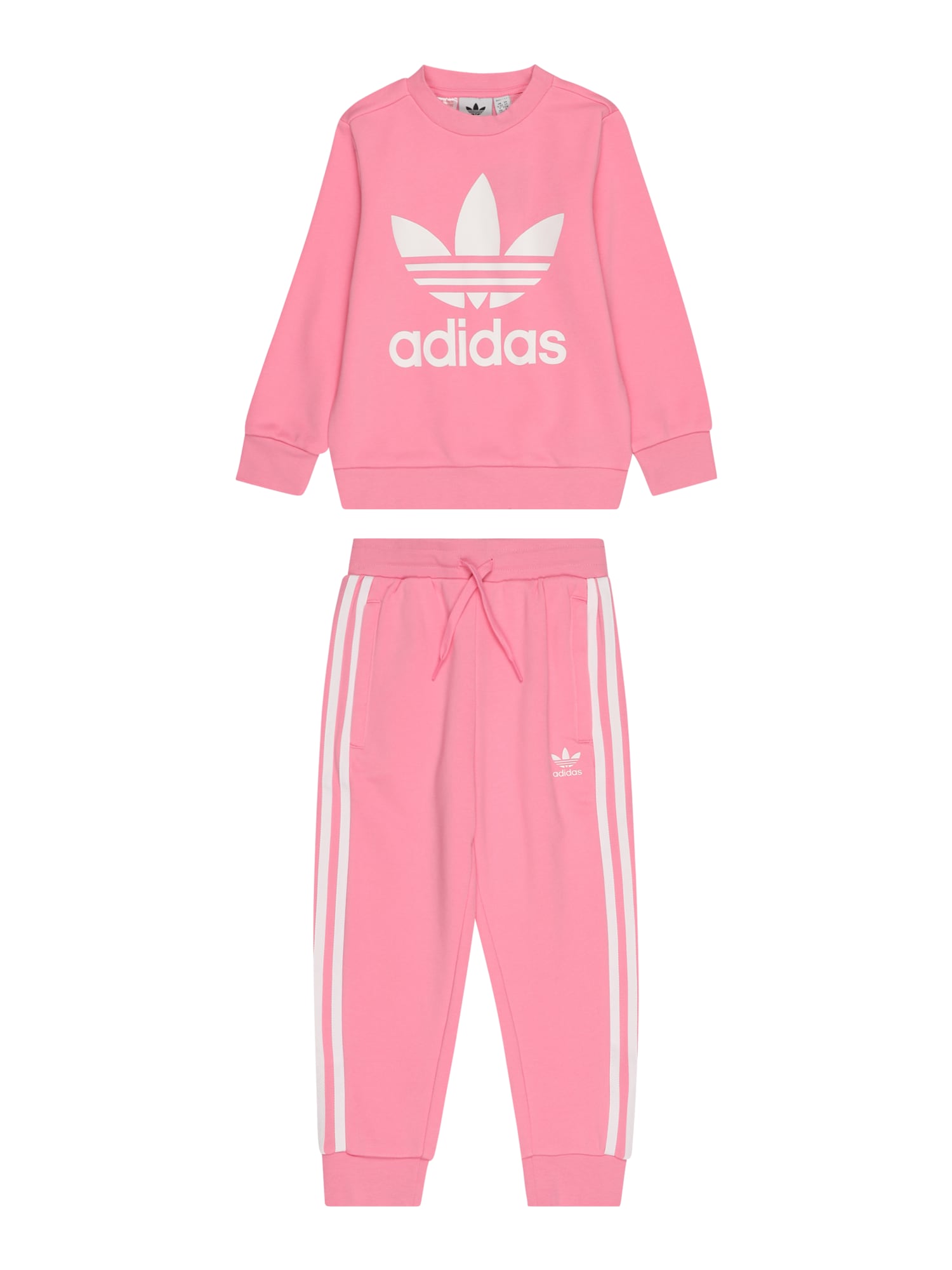 ADIDAS ORIGINALS Športna trenirka  svetlo roza / bela