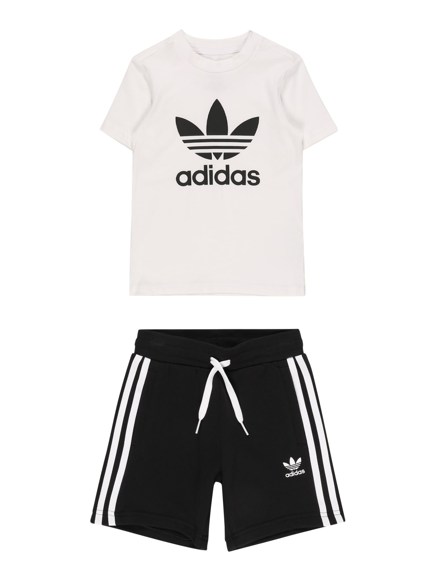 ADIDAS ORIGINALS Trenirka za tek  črna / bela