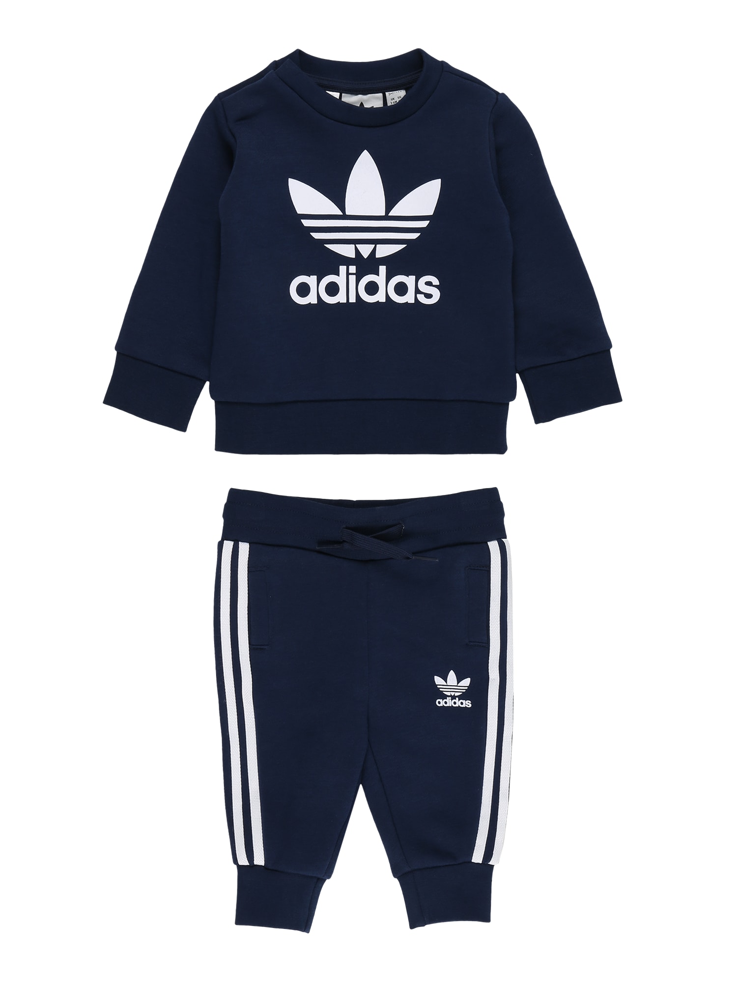 ADIDAS ORIGINALS Trenirka za tek  mornarska / bela