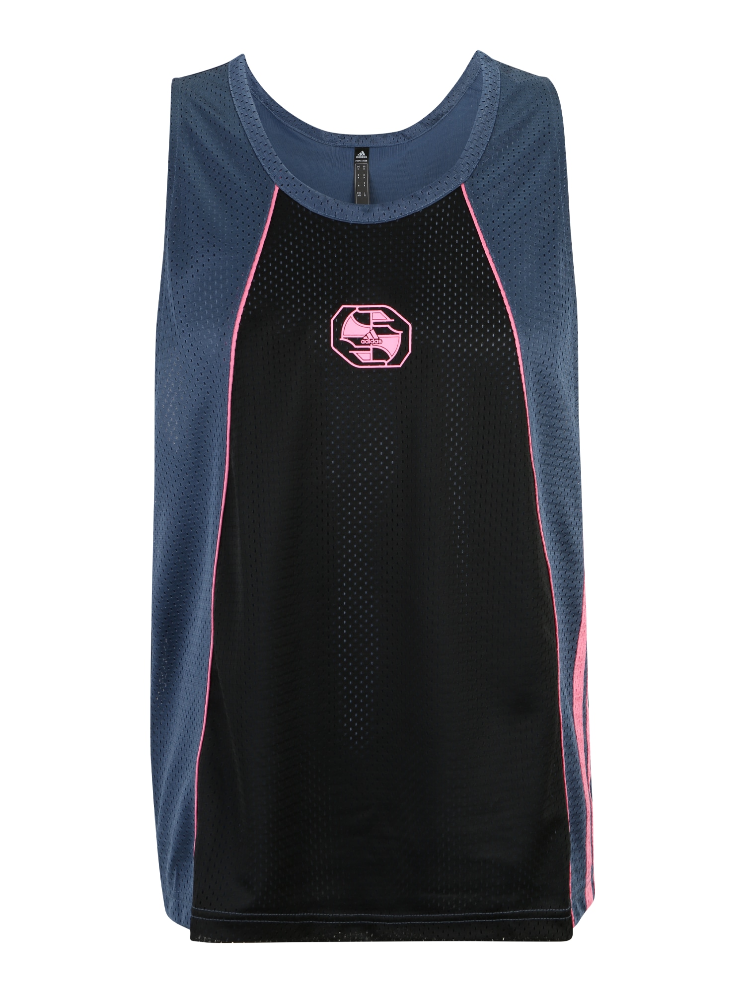 ADIDAS PERFORMANCE Funkcionalna majica 'Worldwide Hoops Creator 365'  modra / roza / črna