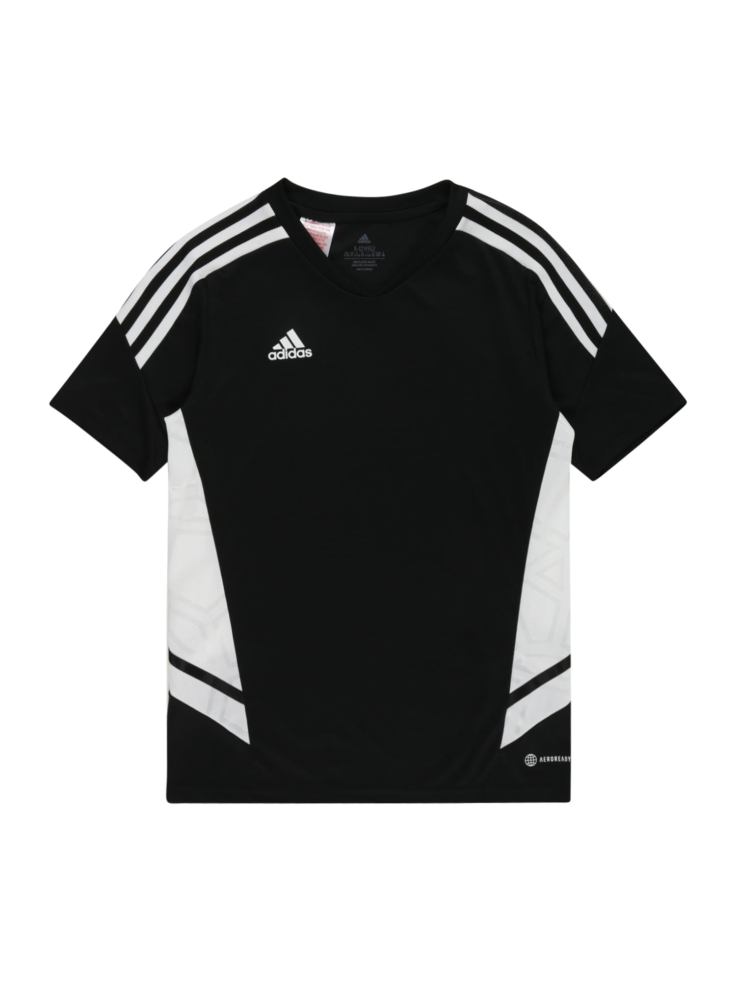 ADIDAS PERFORMANCE Funkcionalna majica  črna / bela