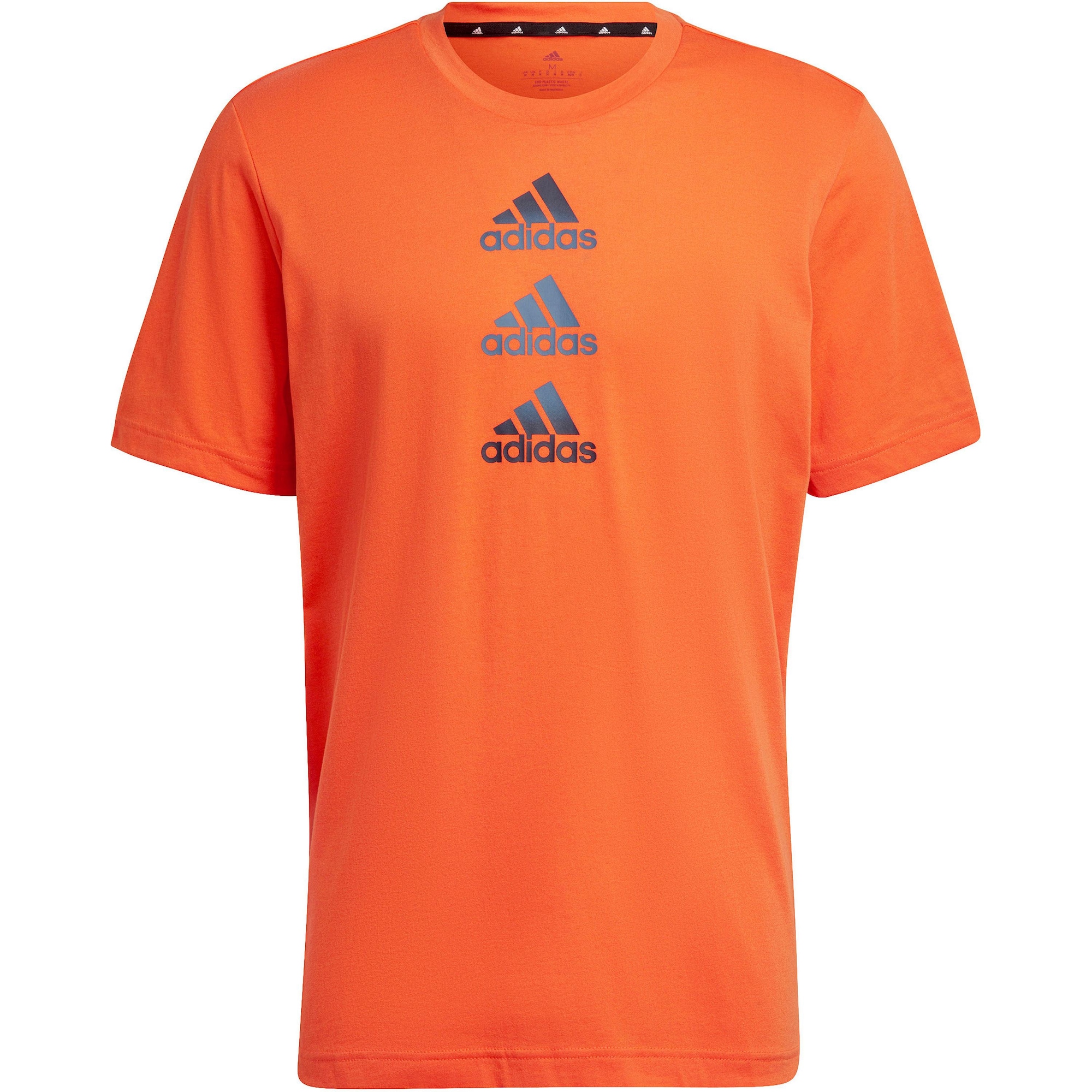 ADIDAS PERFORMANCE Funkcionalna majica  siva / oranžna