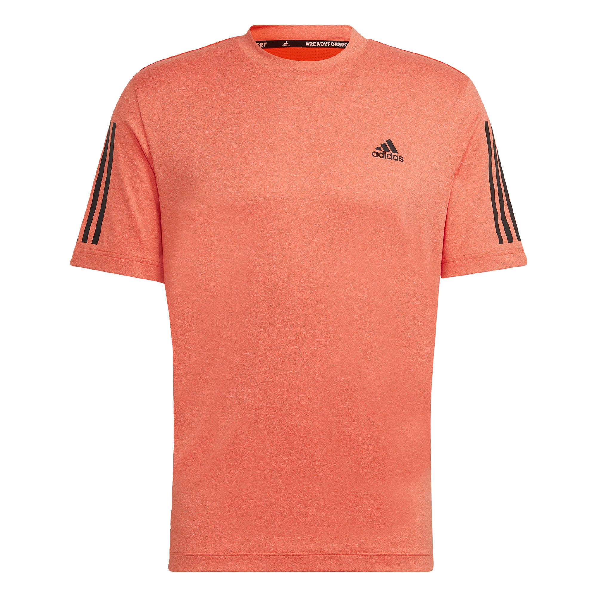 ADIDAS PERFORMANCE Funkcionalna majica  temno oranžna / črna