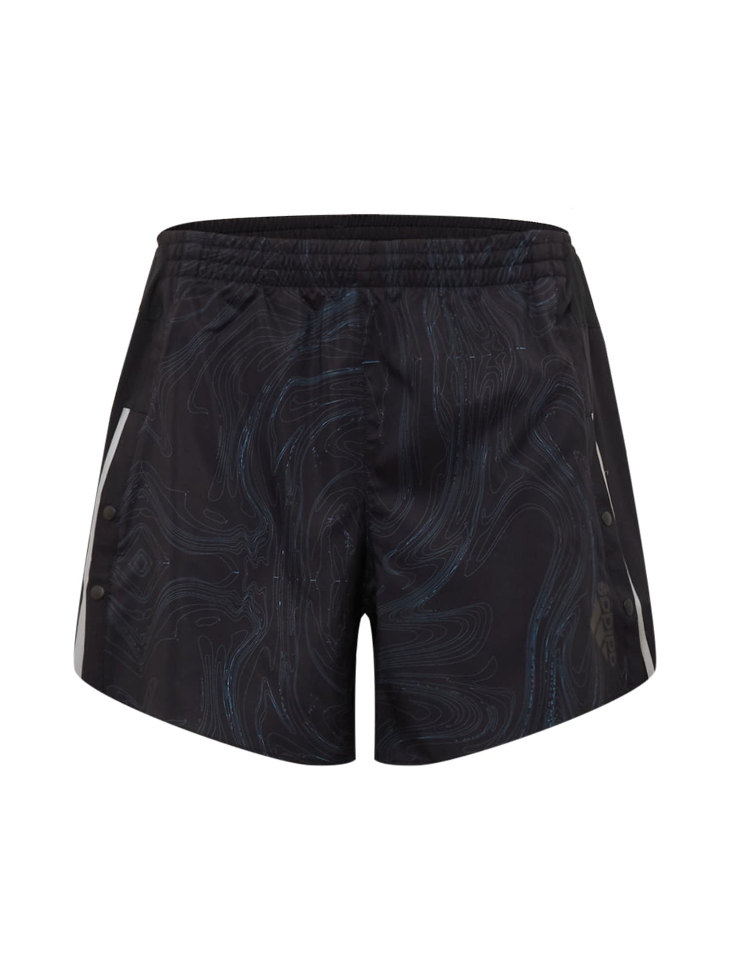 ADIDAS PERFORMANCE Športne hlače 'Designed for Running for the Oceans'  modra / siva / črna