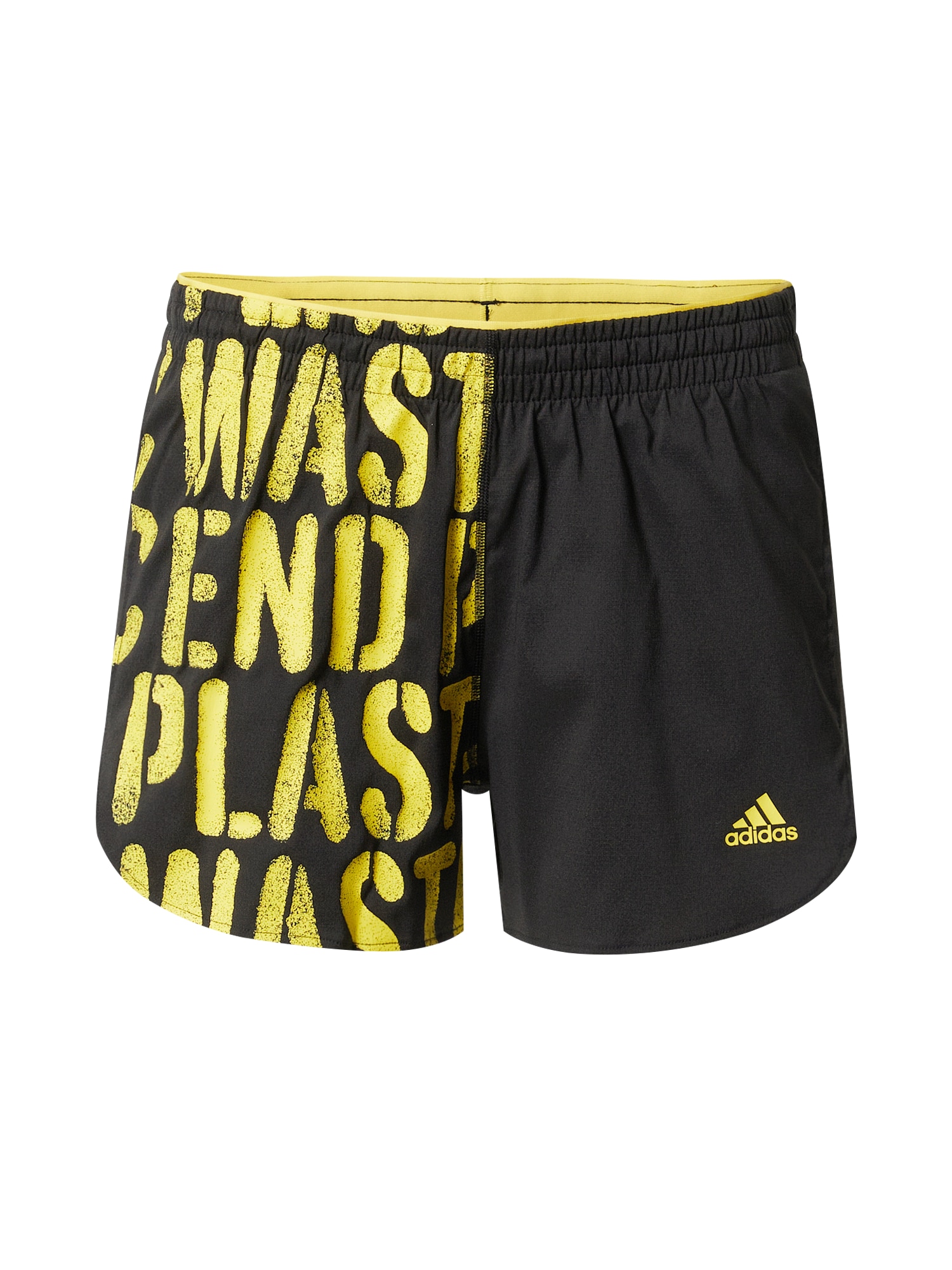 ADIDAS PERFORMANCE Športne hlače 'Run Fast'  rumena / črna