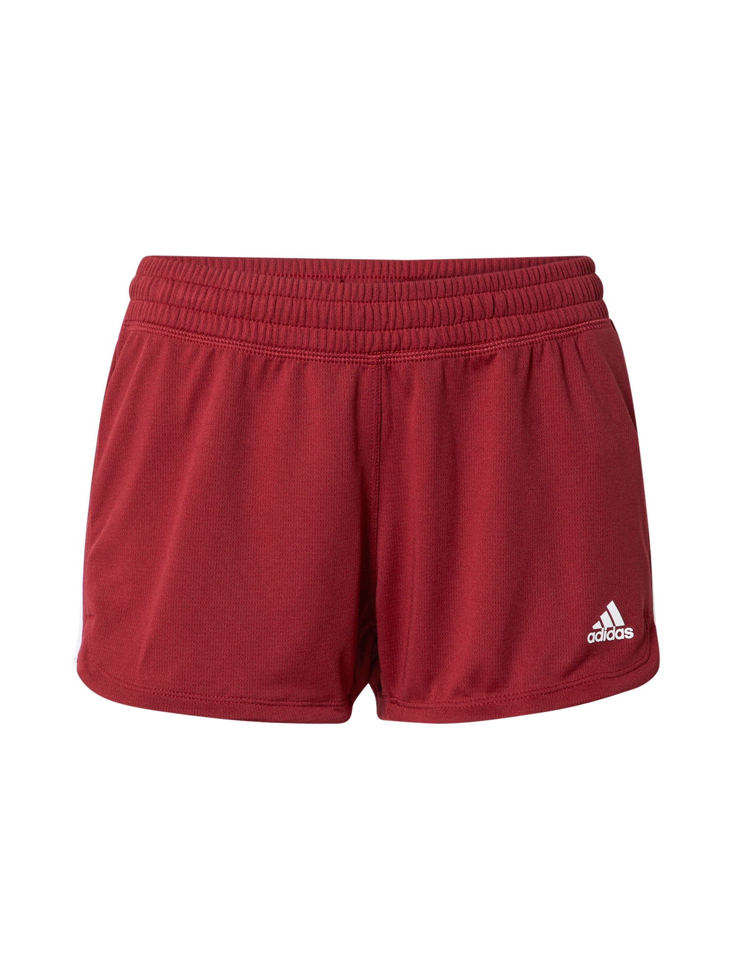ADIDAS PERFORMANCE Športne hlače  burgund / bela