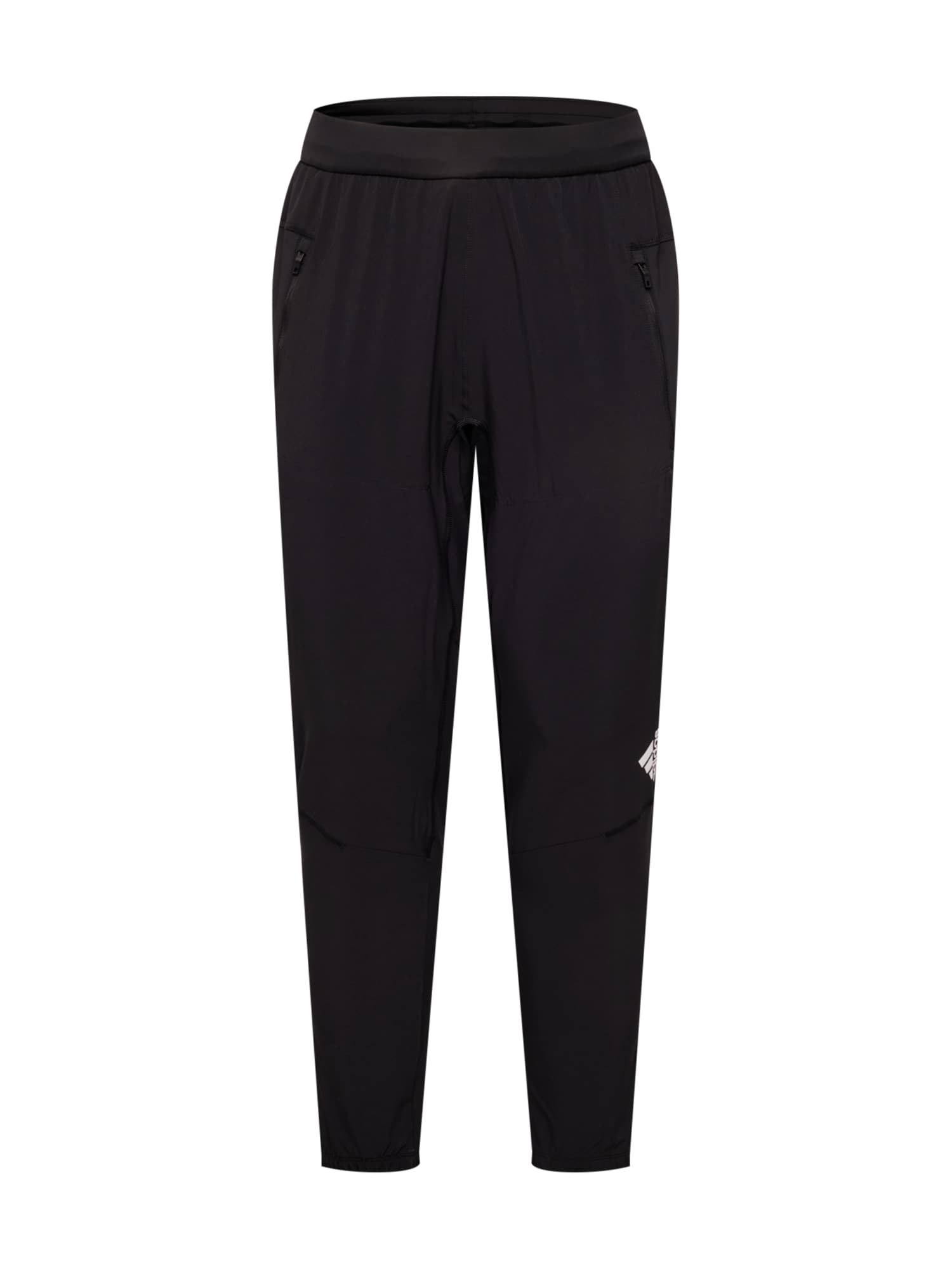 ADIDAS PERFORMANCE Športne hlače  črna / bela