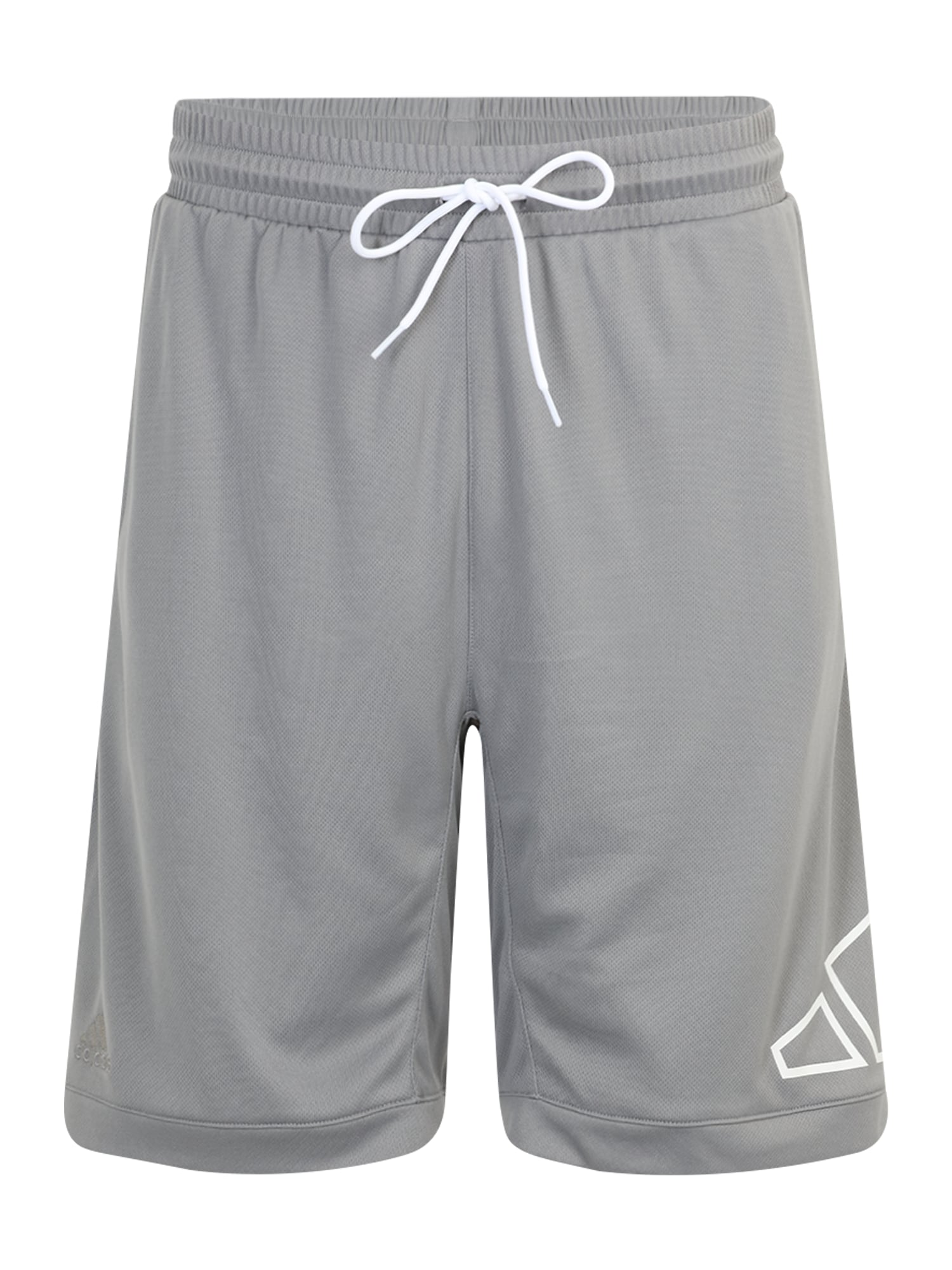 ADIDAS PERFORMANCE Športne hlače  siva / bela