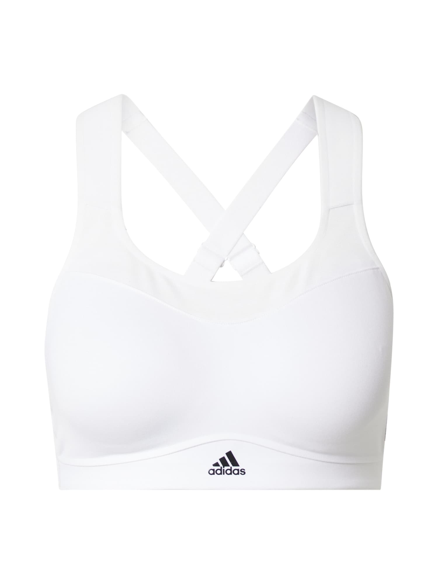 ADIDAS PERFORMANCE Športni nederček 'Alpha'  črna / bela