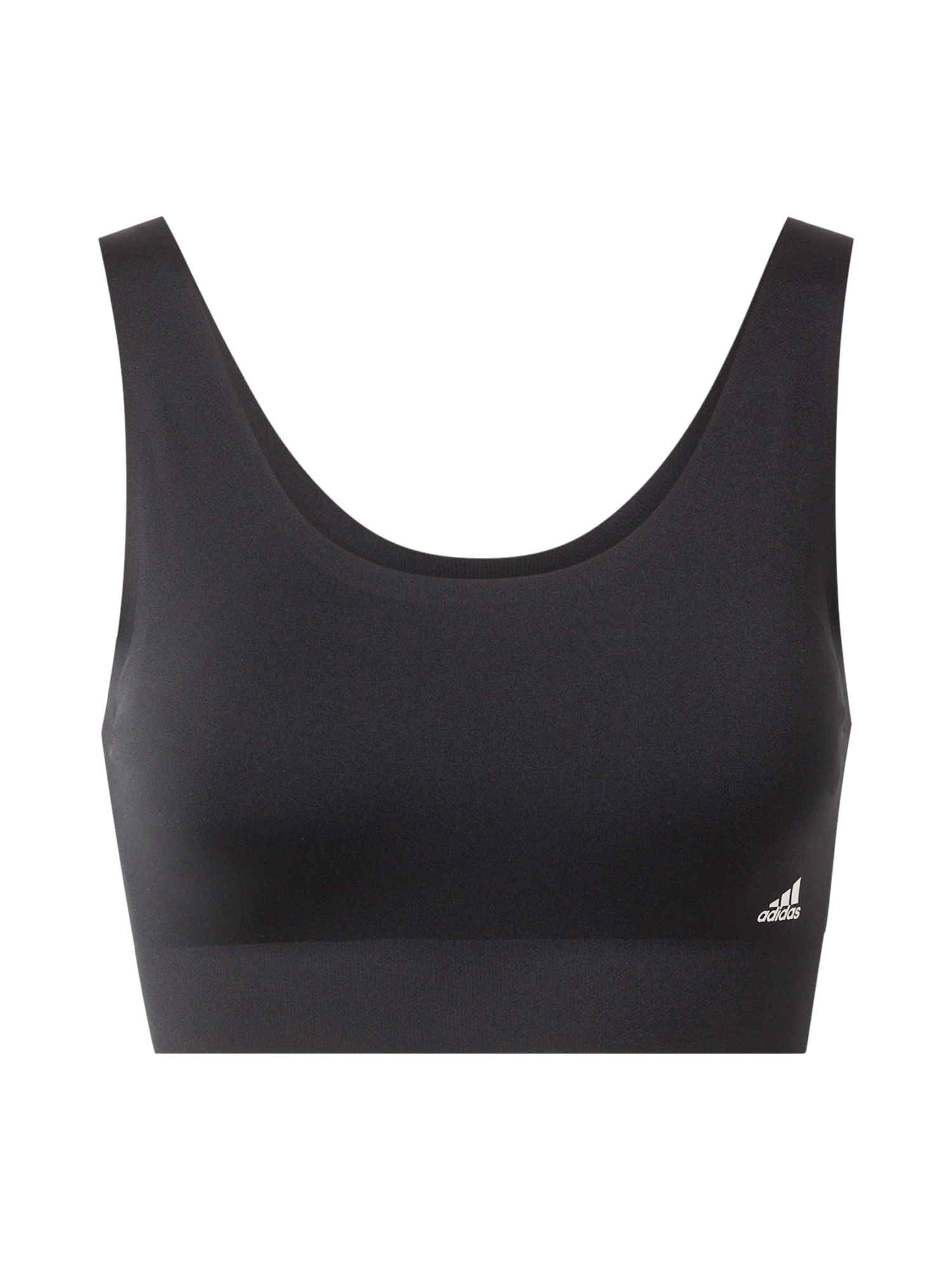 ADIDAS PERFORMANCE Športni nederček  črna / bela