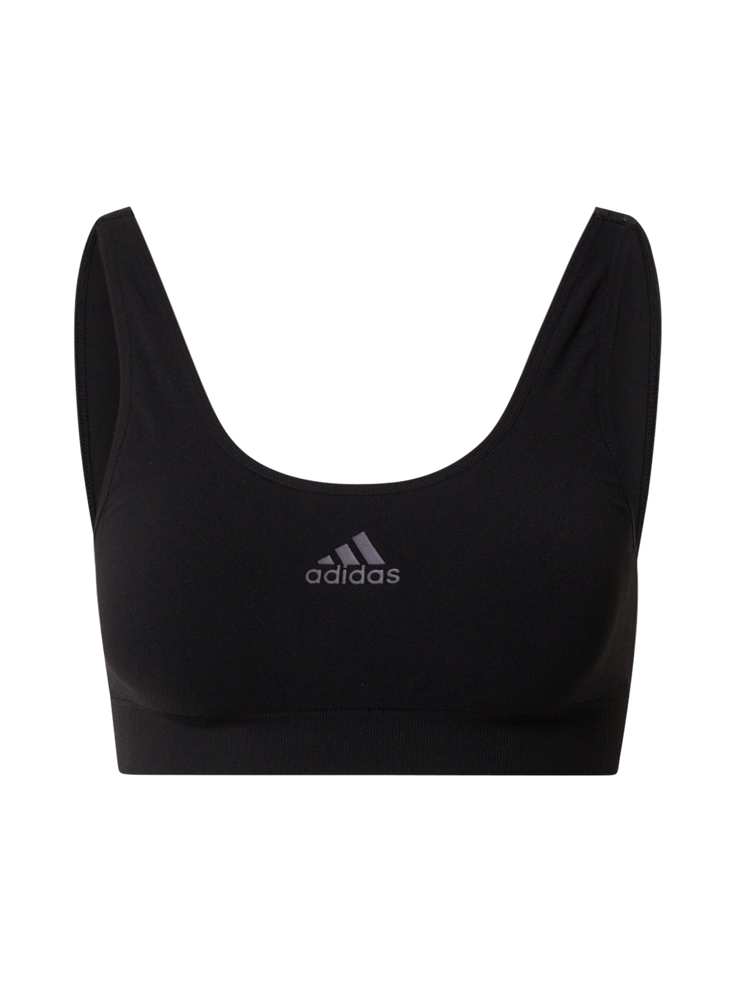 ADIDAS PERFORMANCE Športni nederček  siva / črna