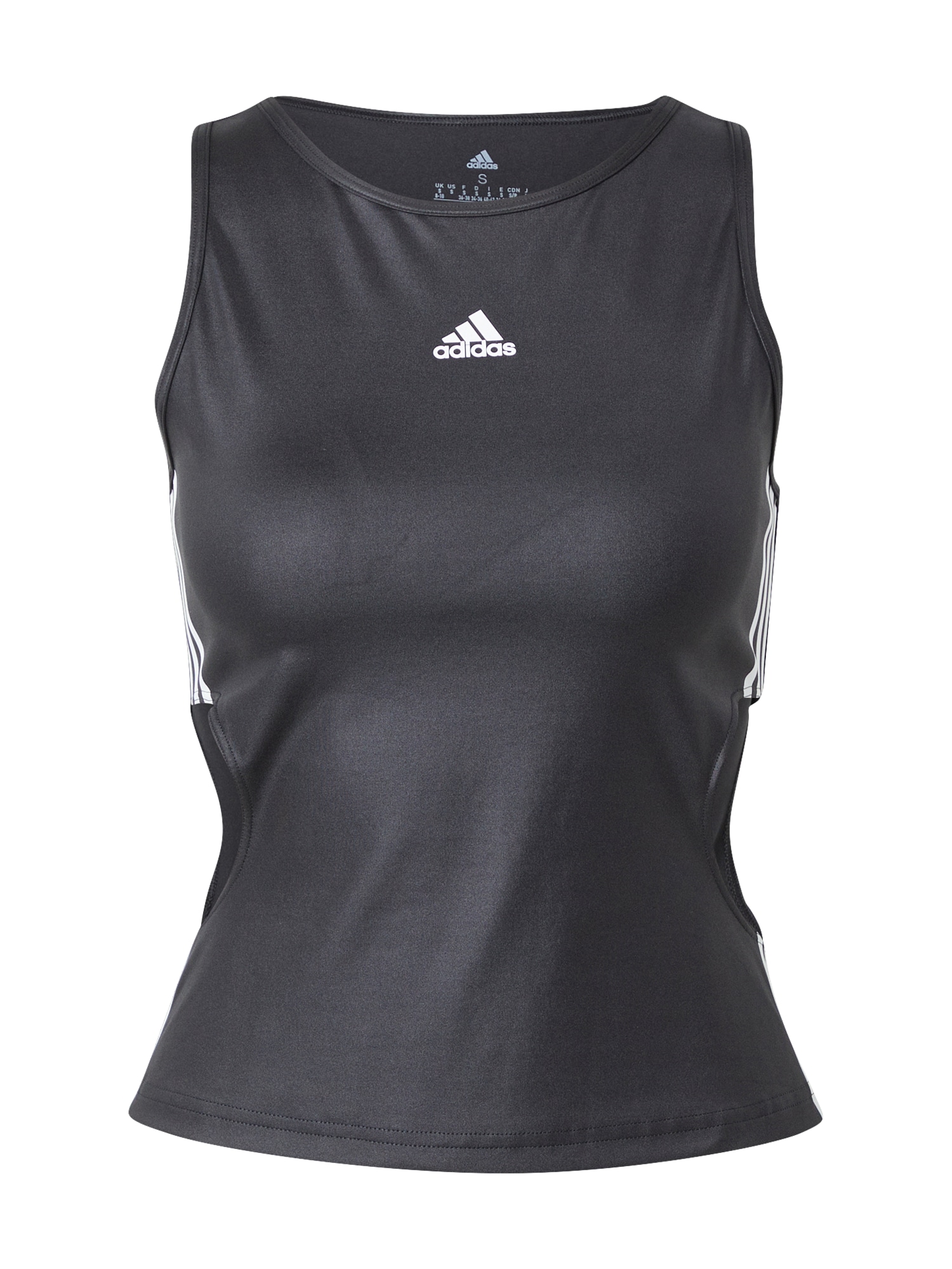 ADIDAS PERFORMANCE Športni top  črna / bela
