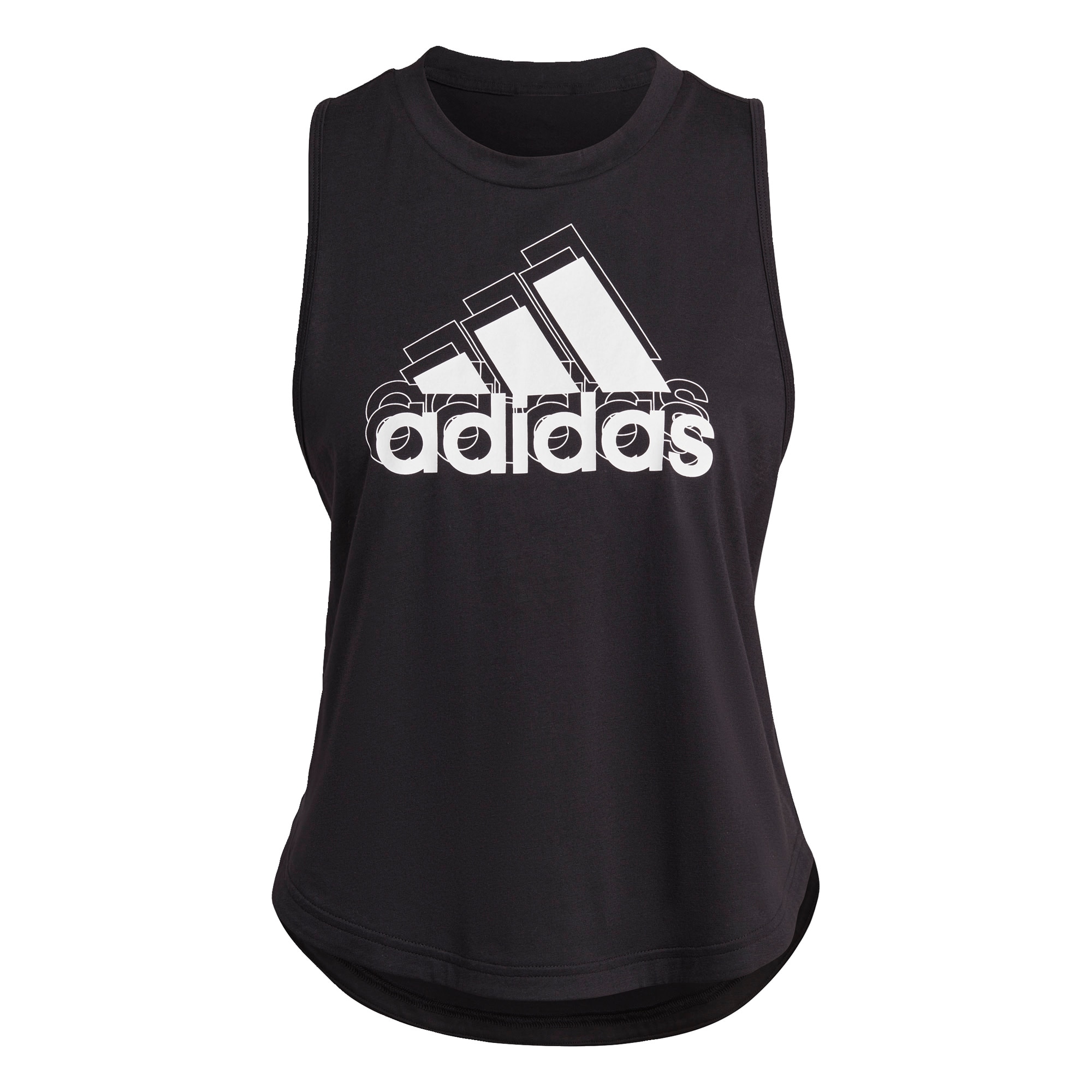 ADIDAS PERFORMANCE Športni top  črna / bela