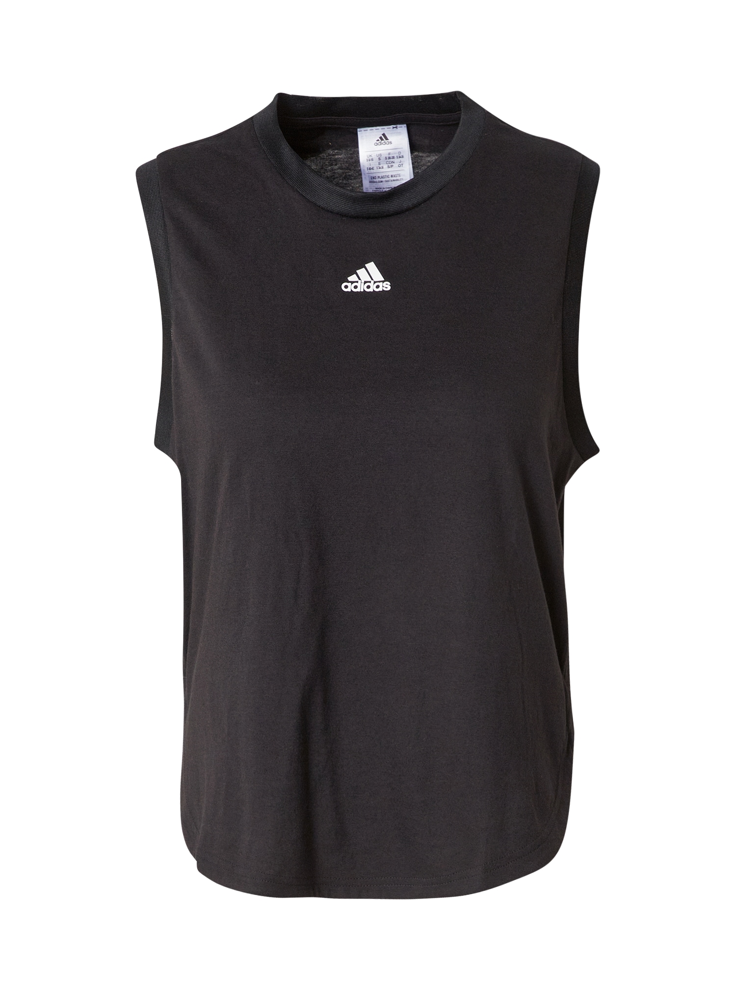 ADIDAS PERFORMANCE Športni top  črna / bela