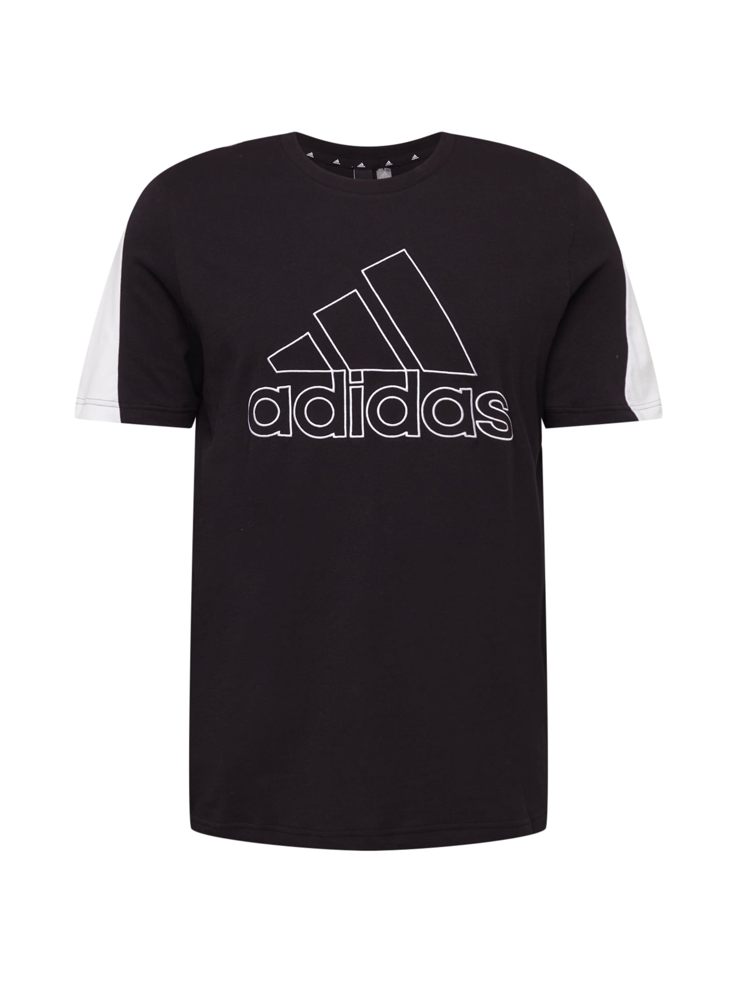 ADIDAS SPORTSWEAR Funkcionalna majica  črna / bela