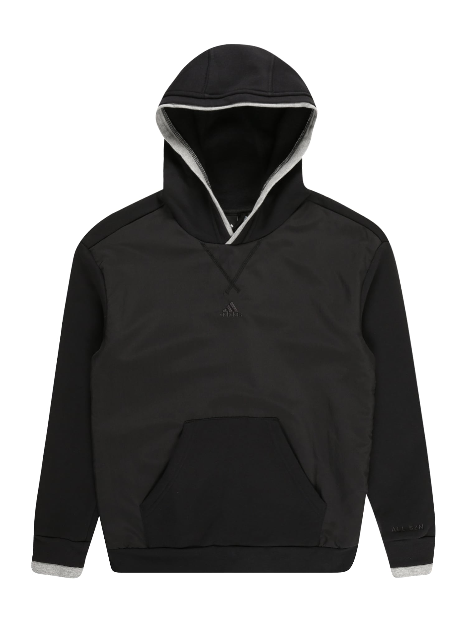 ADIDAS SPORTSWEAR Športen pulover  svetlo siva / črna
