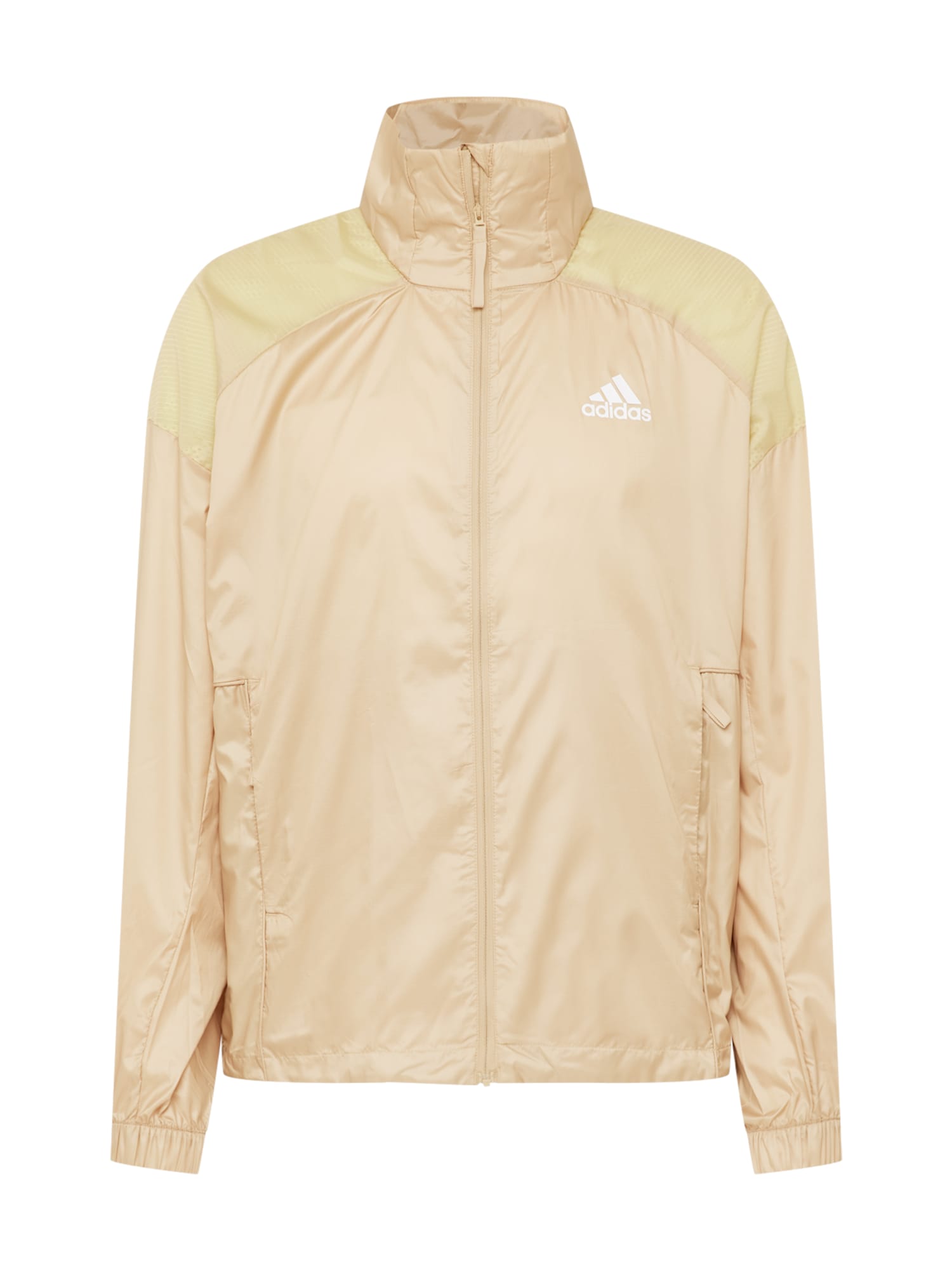 ADIDAS SPORTSWEAR Športna jakna 'Traveer'  bež / pesek / bela