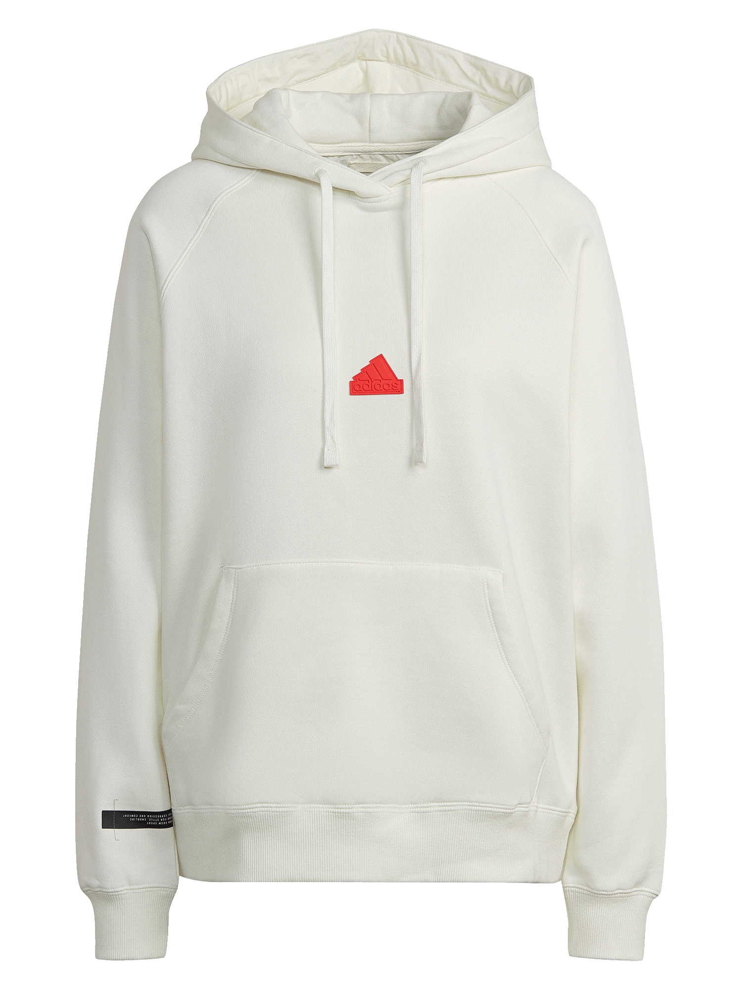 ADIDAS SPORTSWEAR Športna majica  rdeča / bela
