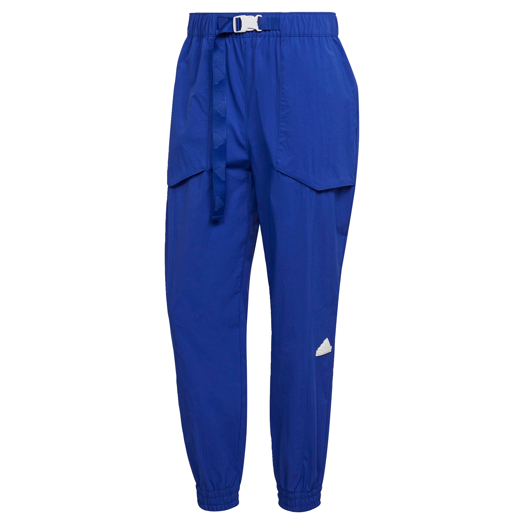 ADIDAS SPORTSWEAR Športne hlače  temno modra / bela