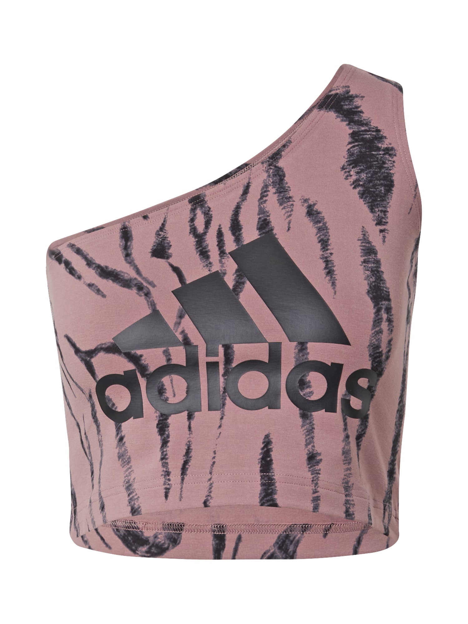 ADIDAS SPORTSWEAR Športni top  rjava / črna