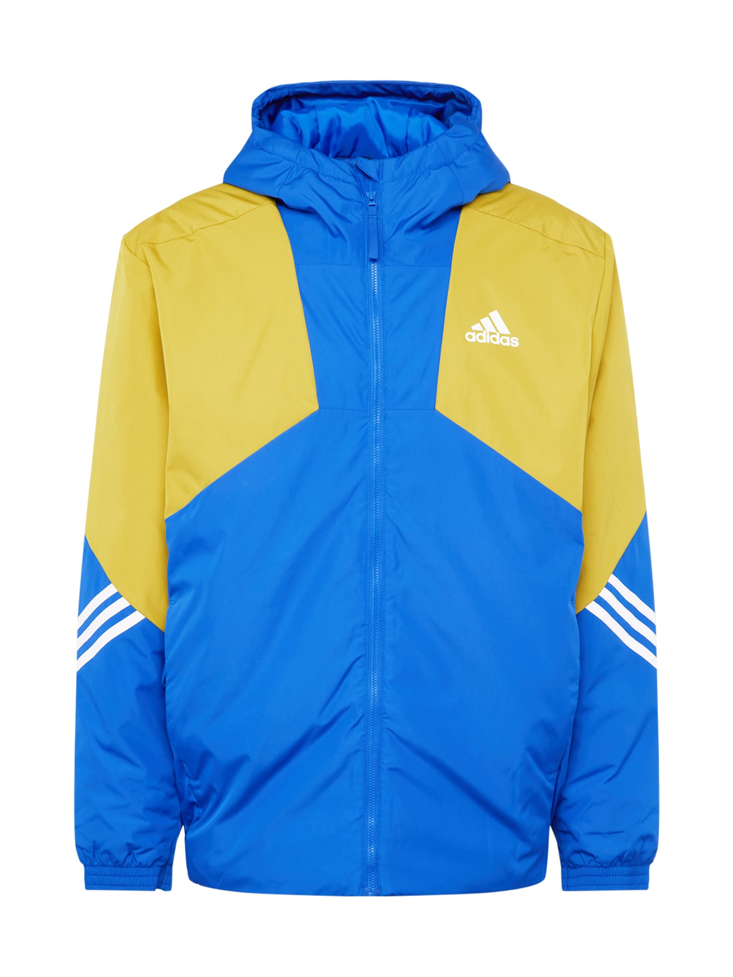 ADIDAS SPORTSWEAR Zunanja jakna  modra / kari / bela