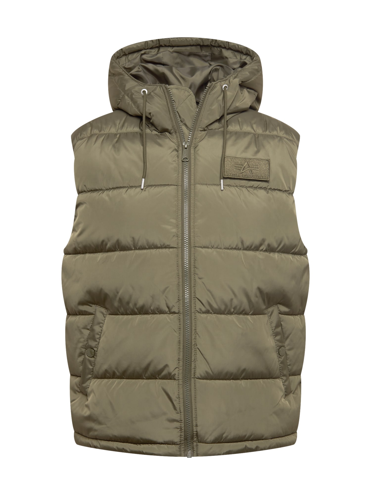 ALPHA INDUSTRIES Brezrokavnik  kaki