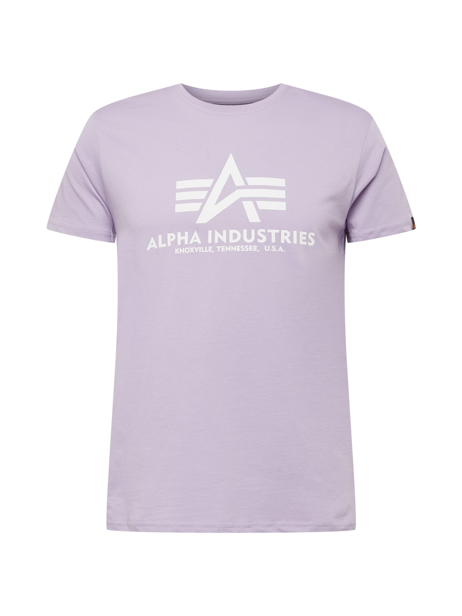 ALPHA INDUSTRIES Majica  mauve / bela