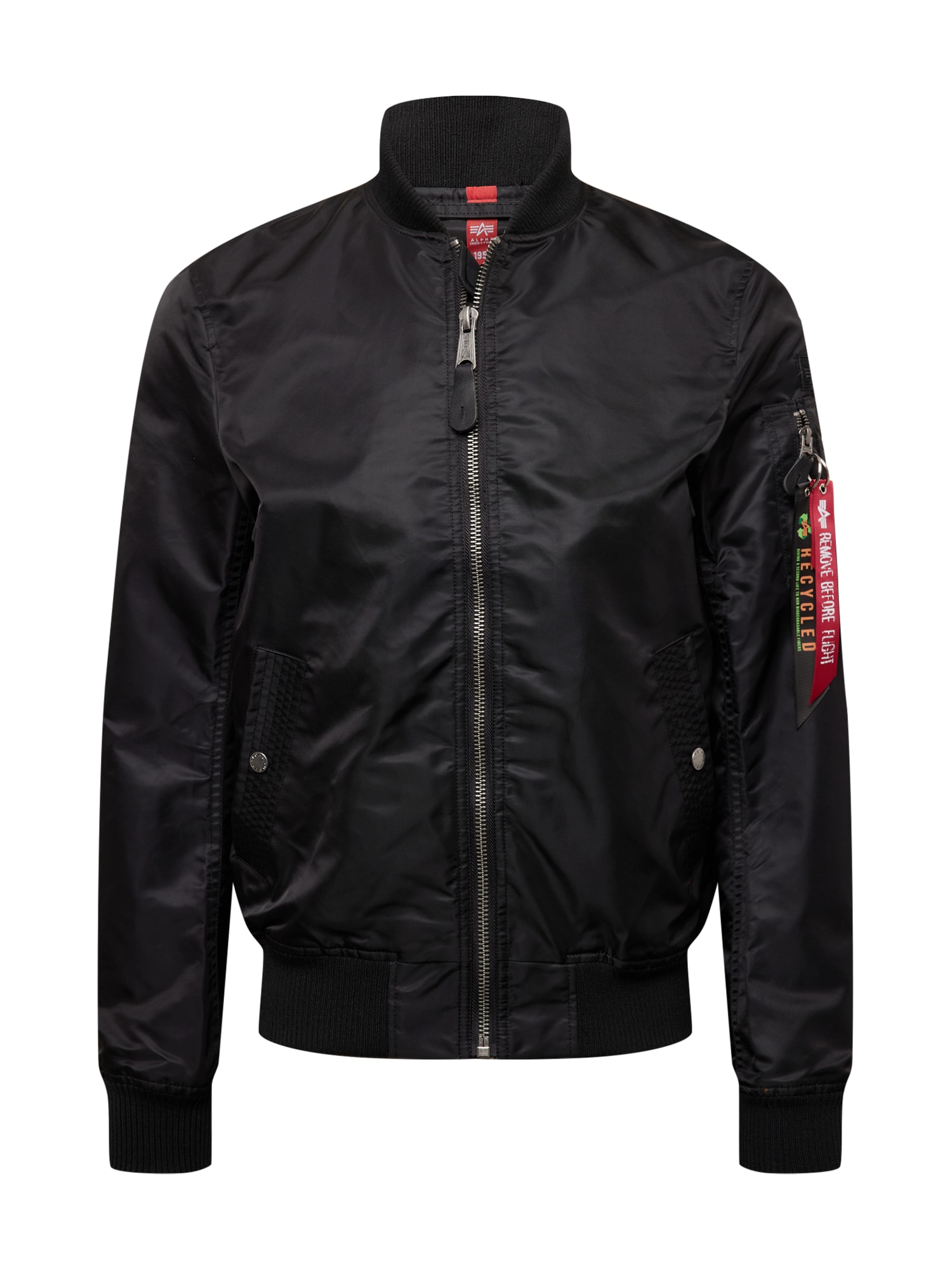 ALPHA INDUSTRIES Prehodna jakna  rdeča / črna / bela