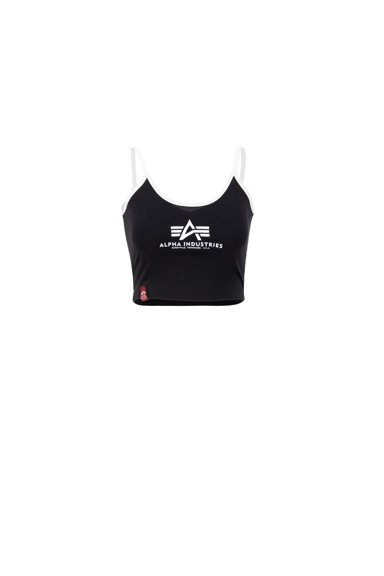 ALPHA INDUSTRIES Top  rdeča / črna / bela