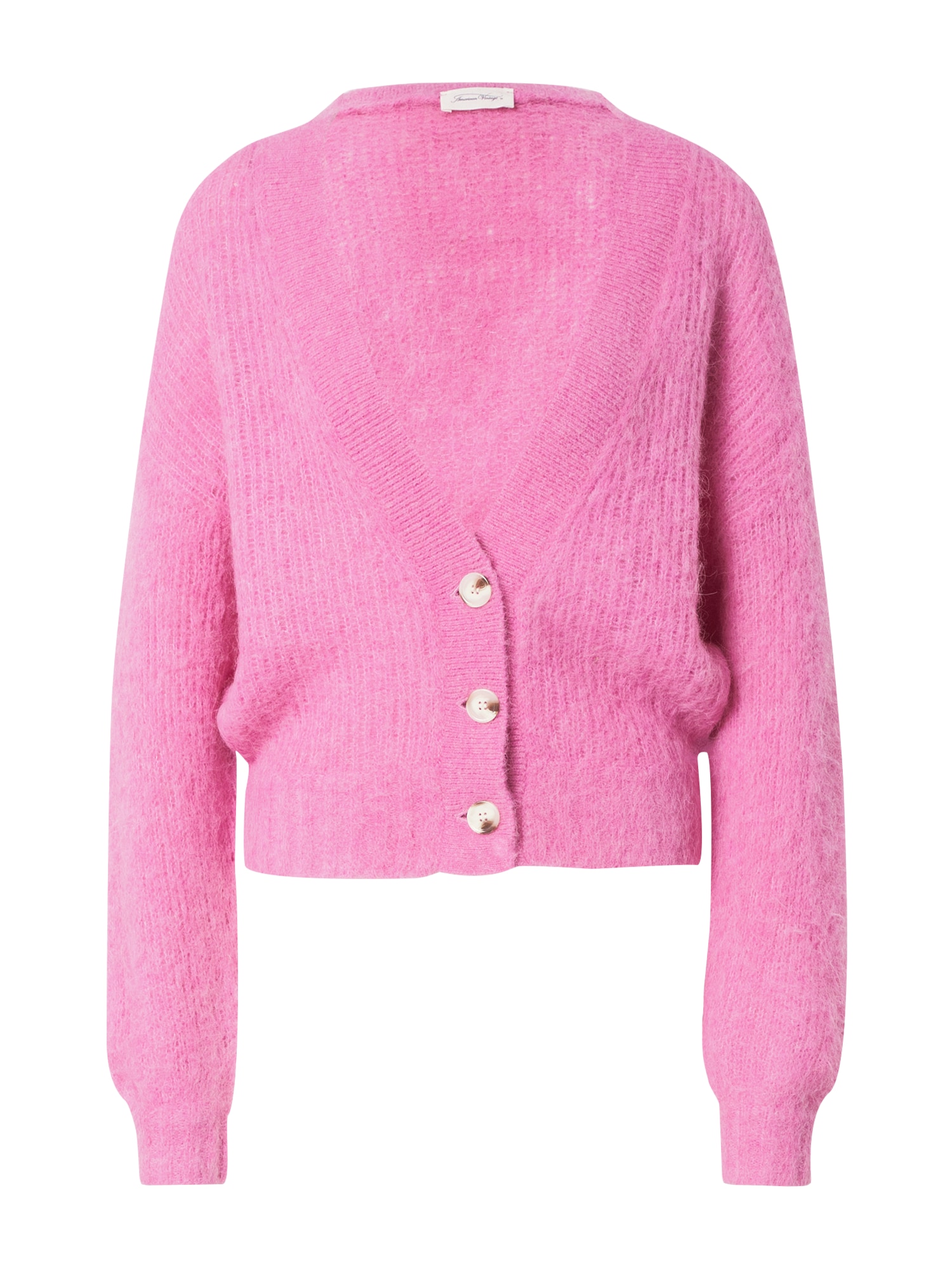 AMERICAN VINTAGE Pletena jopa 'GILET'  pegasto roza
