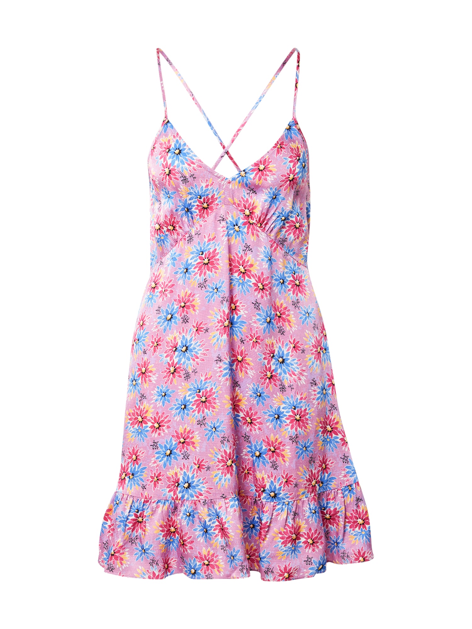 AMERICAN VINTAGE Poletna obleka  mešane barve / svetlo roza