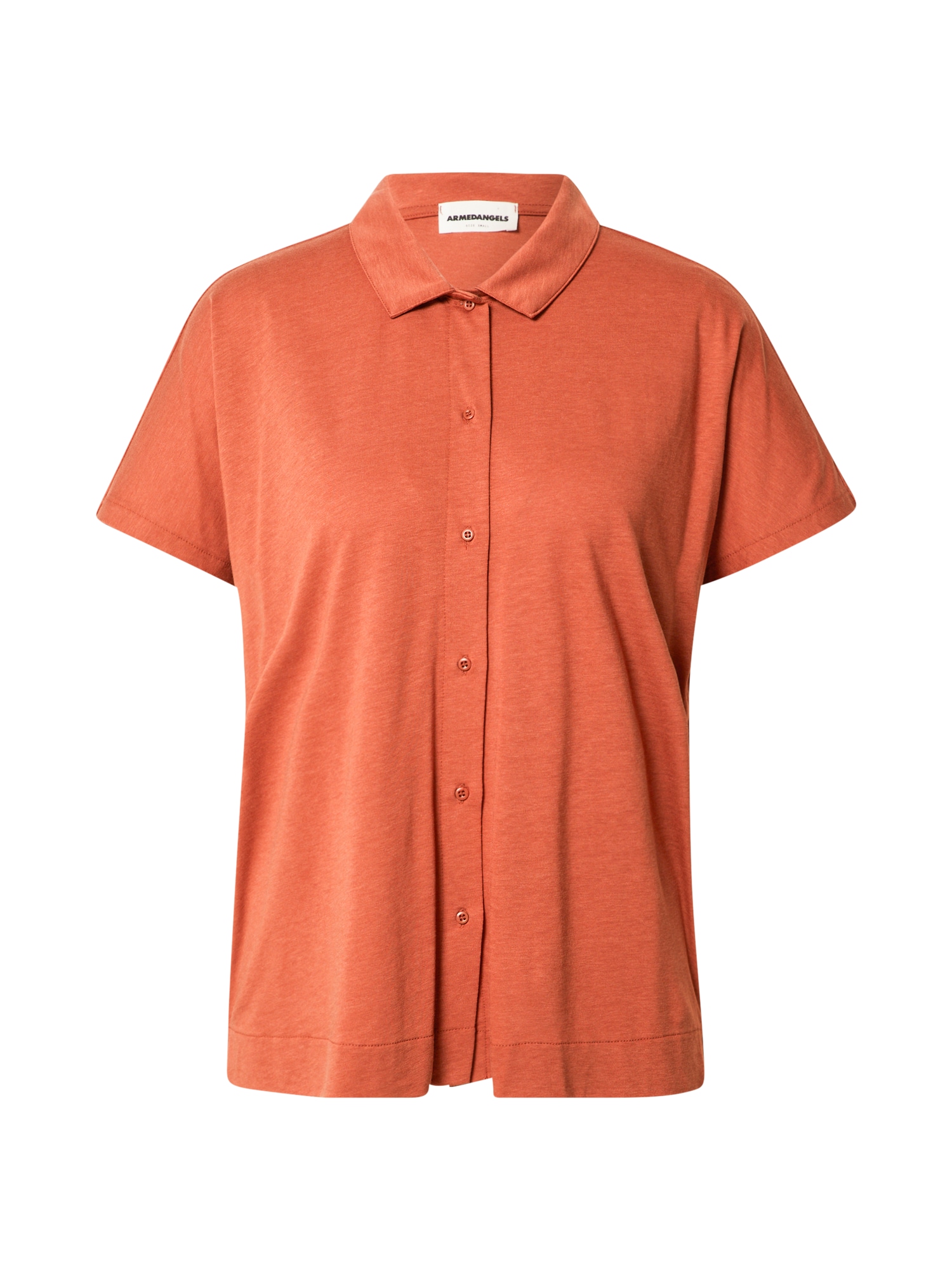 ARMEDANGELS Bluza 'Naala'  pastelno rdeča