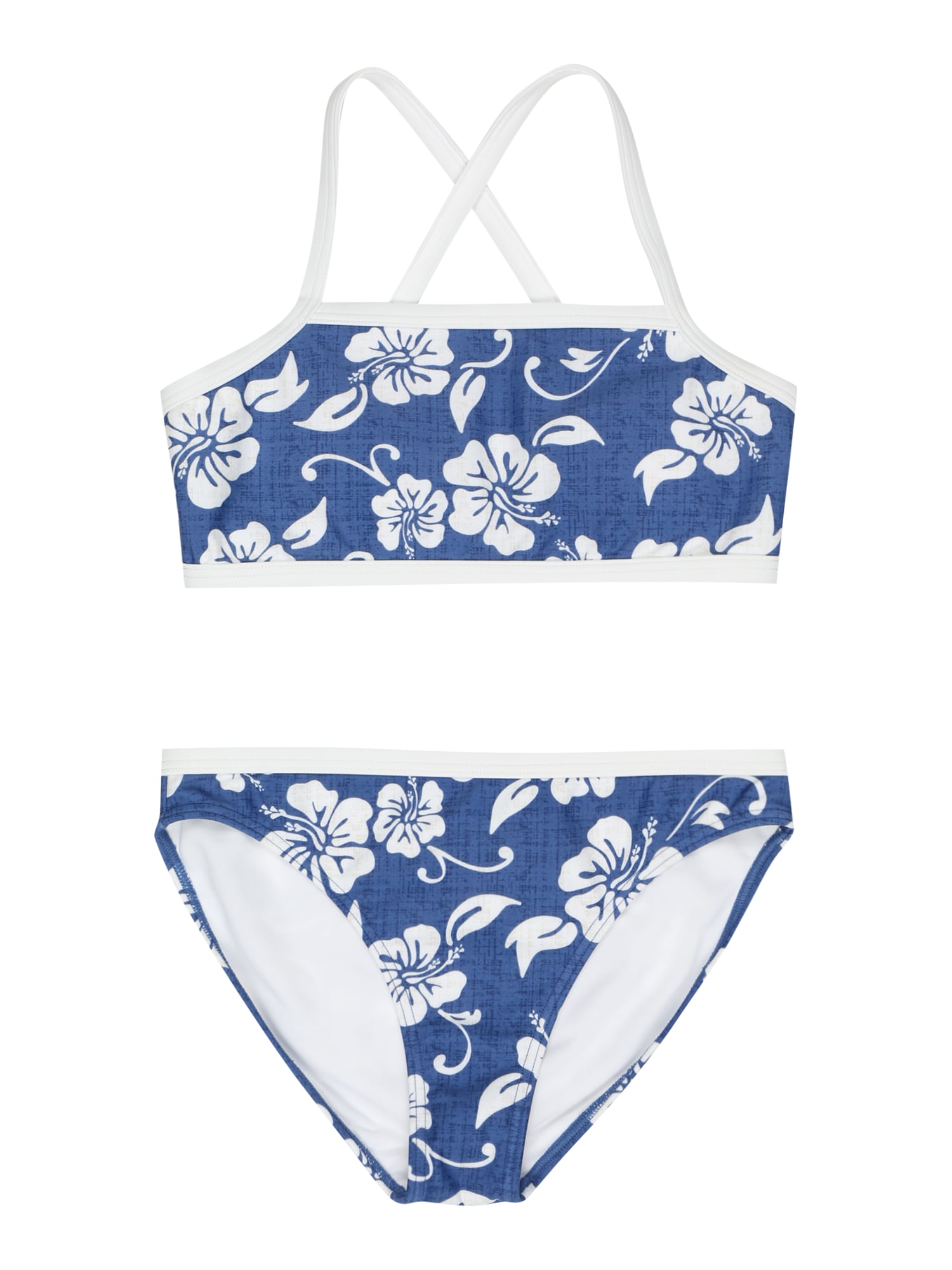Abercrombie & Fitch Bikini  modra / bela
