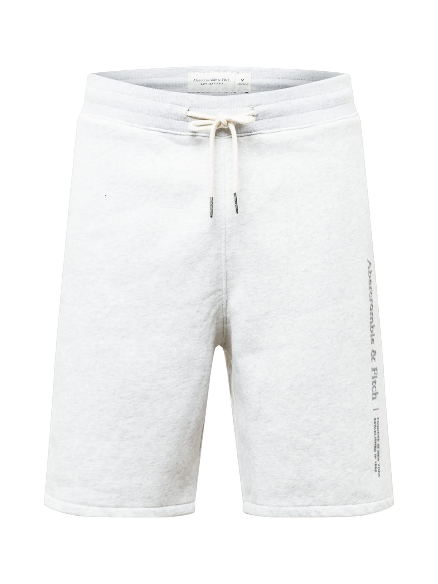 Abercrombie & Fitch Hlače  svetlo siva / črna
