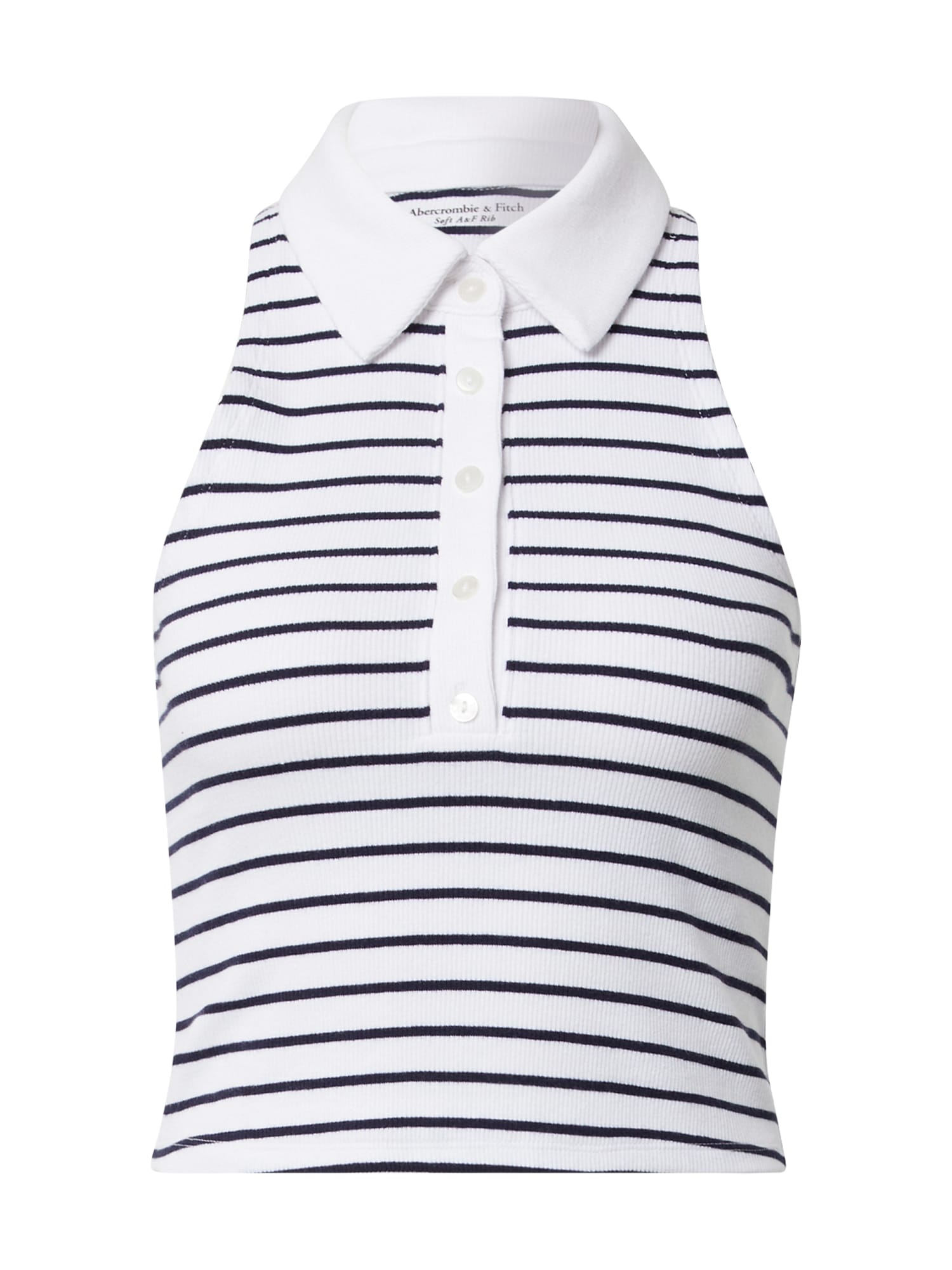 Abercrombie & Fitch Top  mornarska / bela