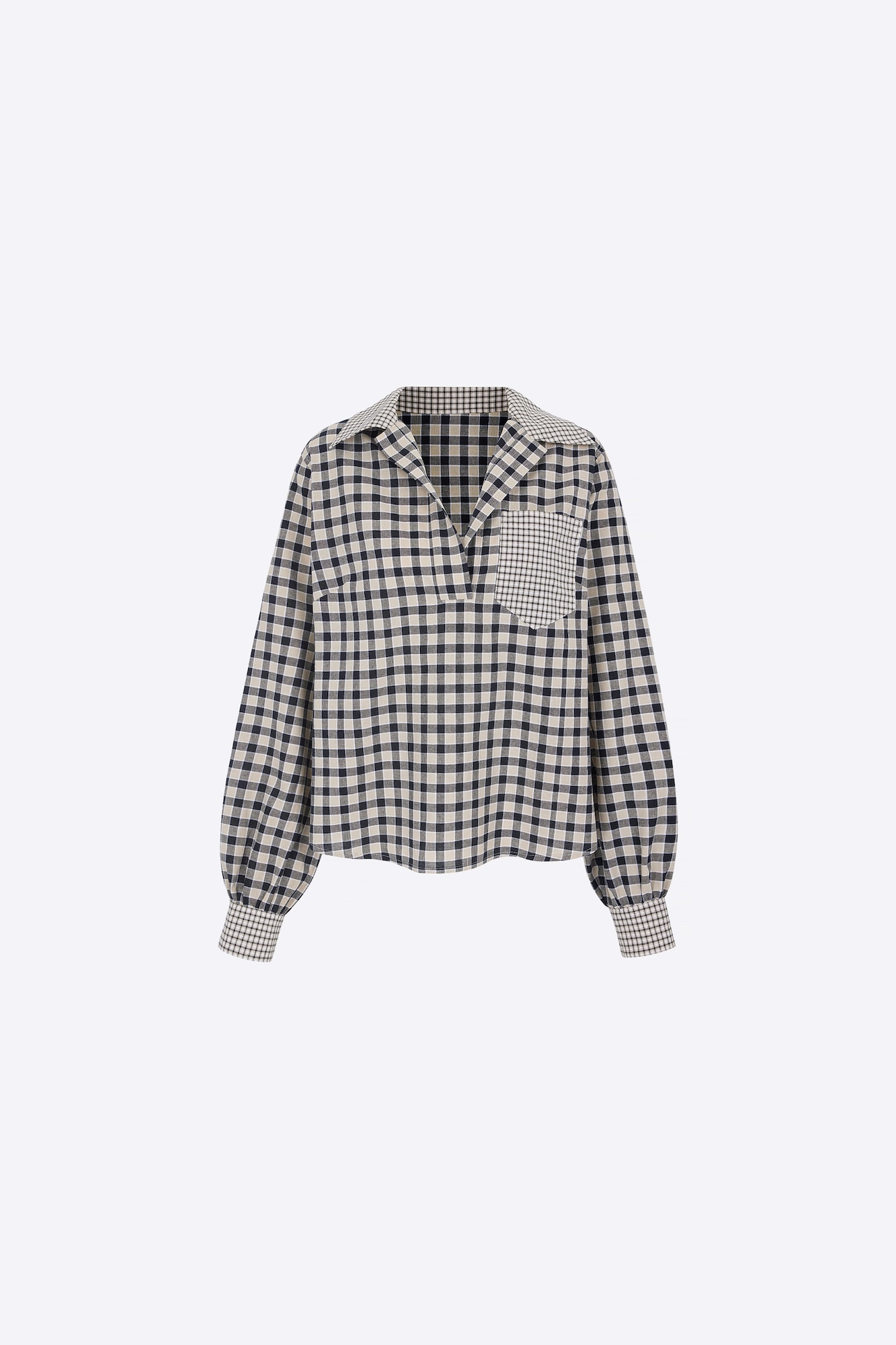 Aligne Bluza 'Gee'  mornarska / rjava