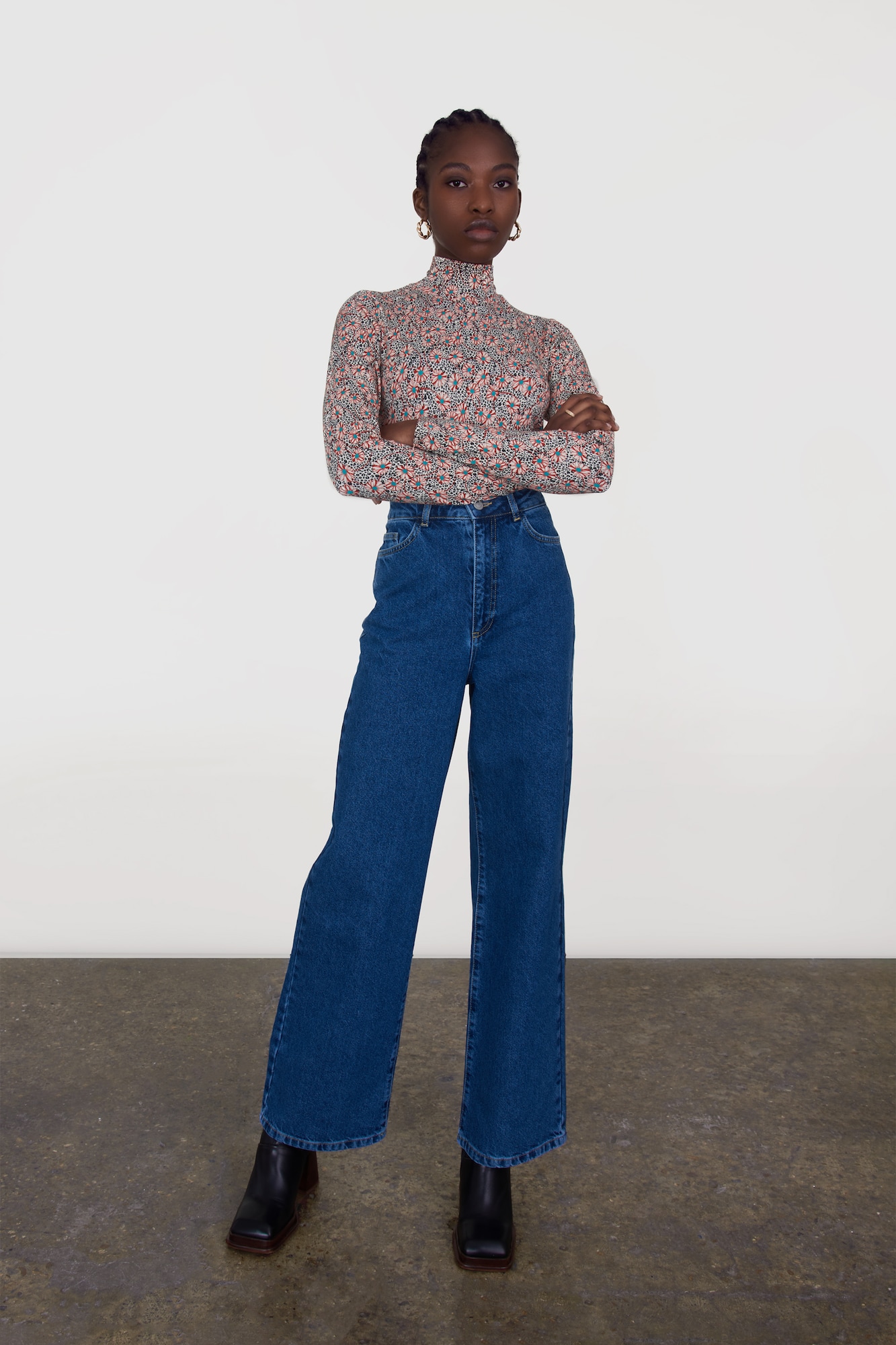 Aligne Kavbojke 'Freda'  moder denim