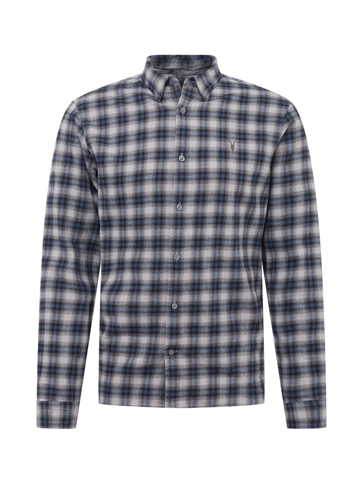 AllSaints Srajca 'Linto'  modra / siva / svetlo siva
