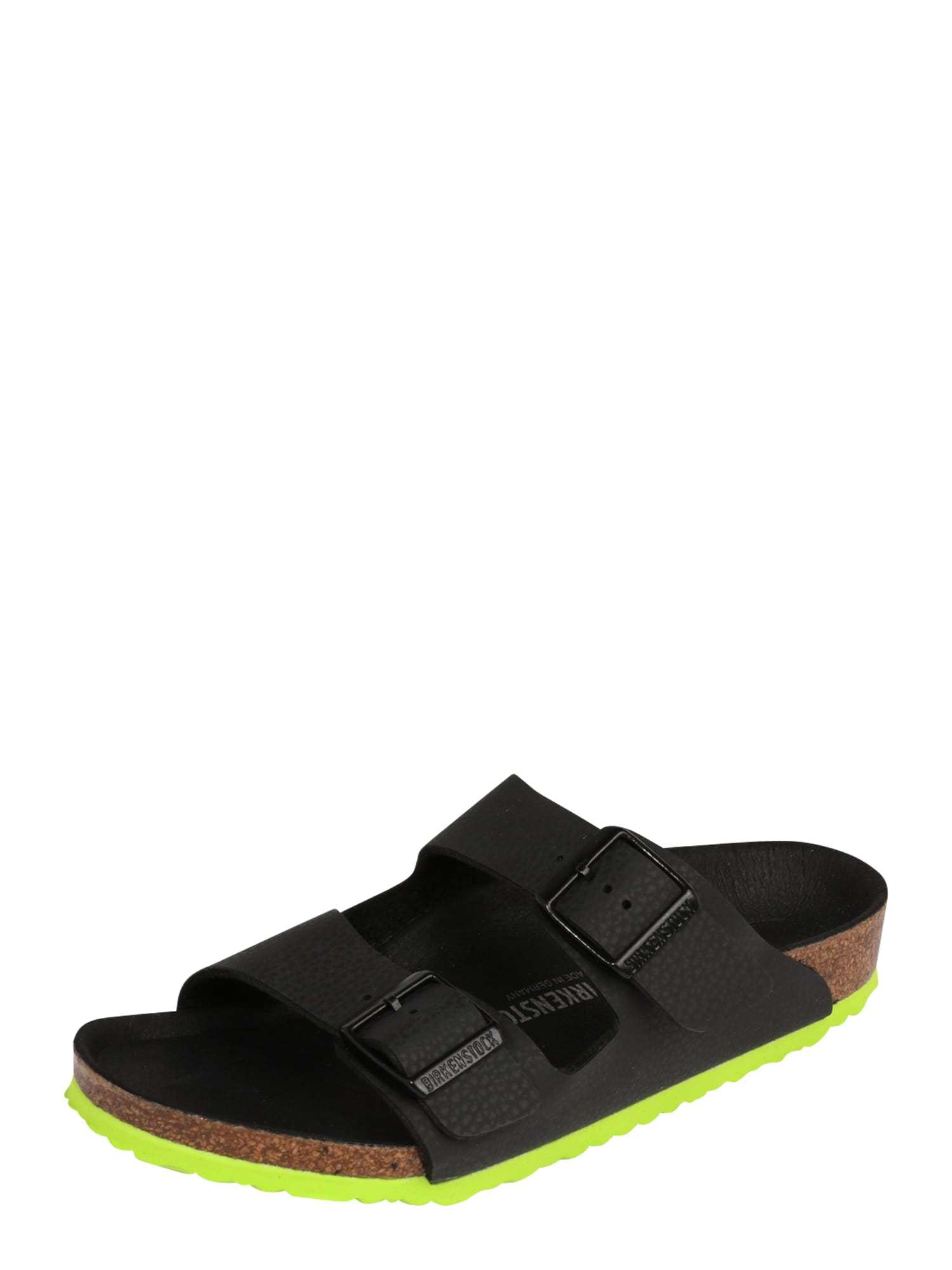 BIRKENSTOCK Odprti čevlji  neonsko zelena / črna