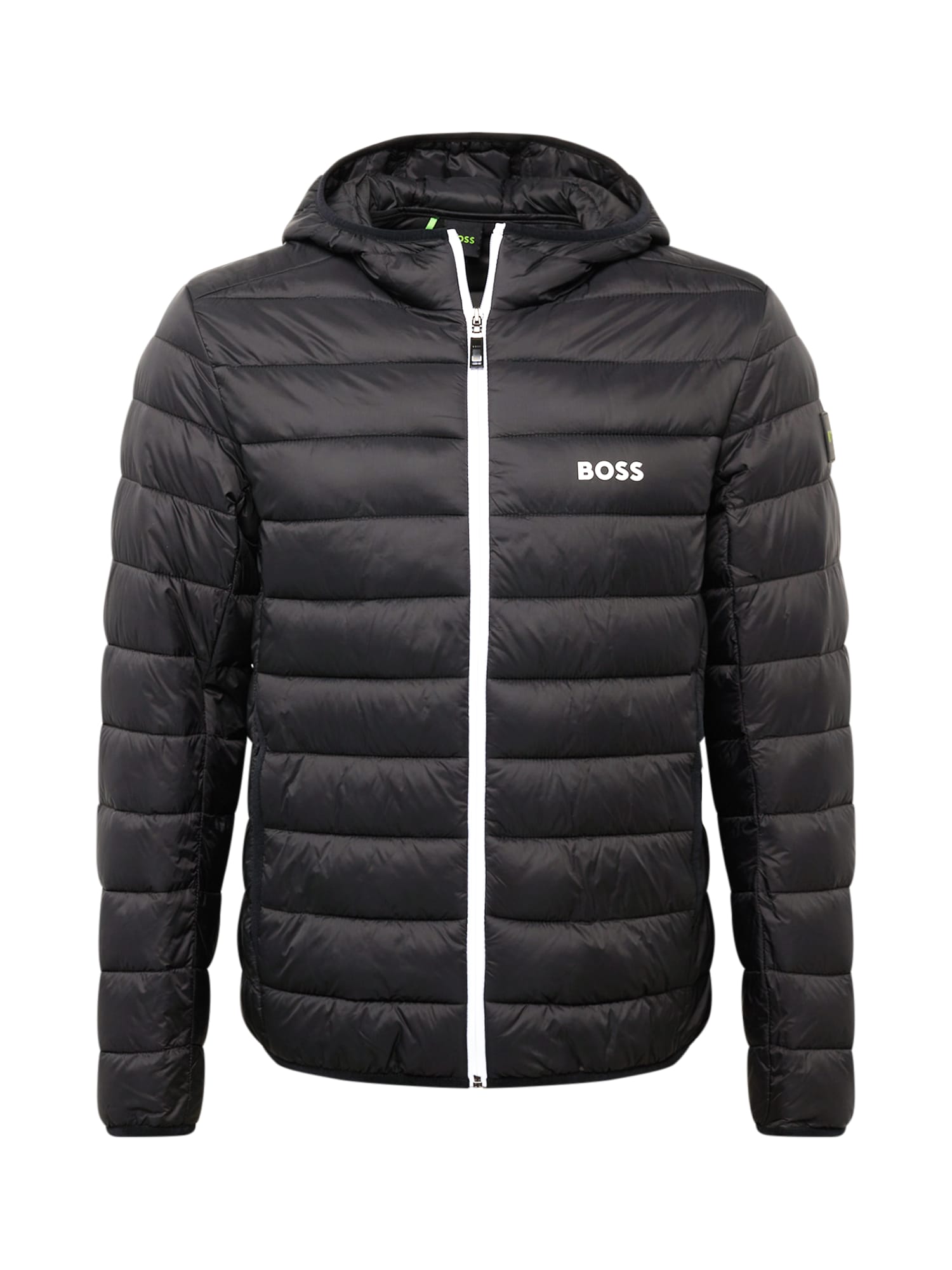 BOSS Green Prehodna jakna 'Thor'  črna / bela