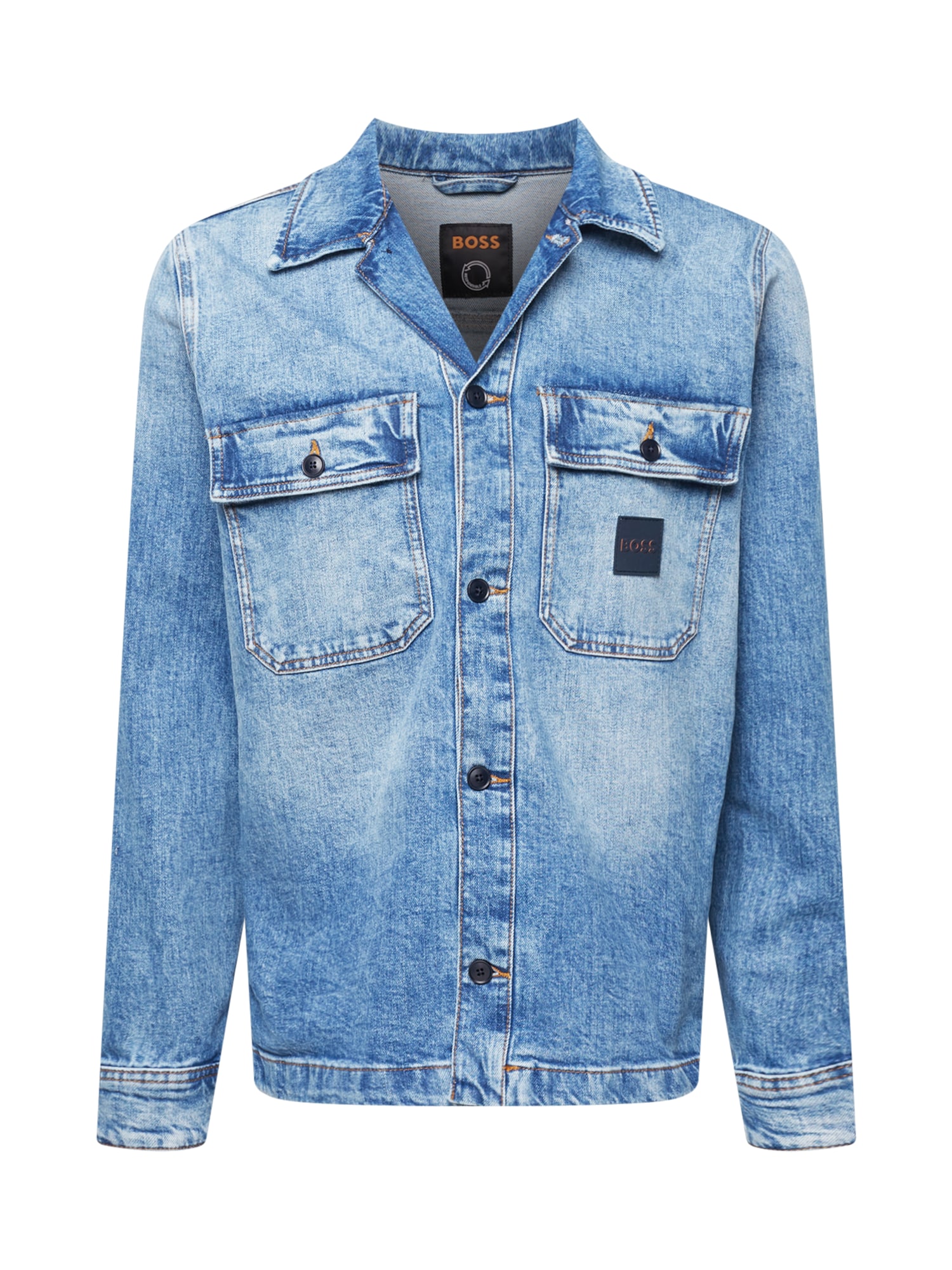 BOSS Orange Prehodna jakna 'Lovvo'  moder denim