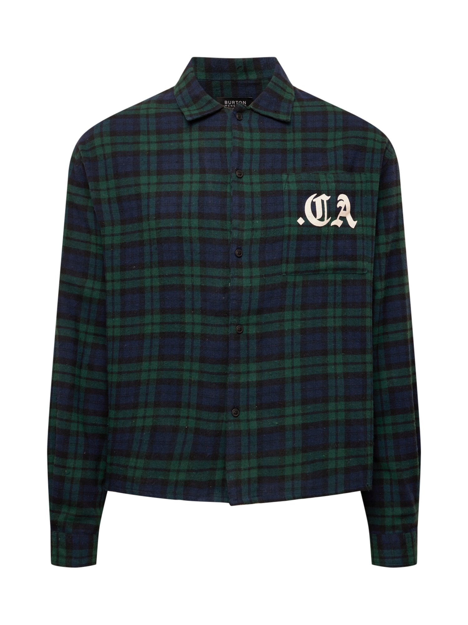 BURTON MENSWEAR LONDON Srajca  mornarska / zelena / črna