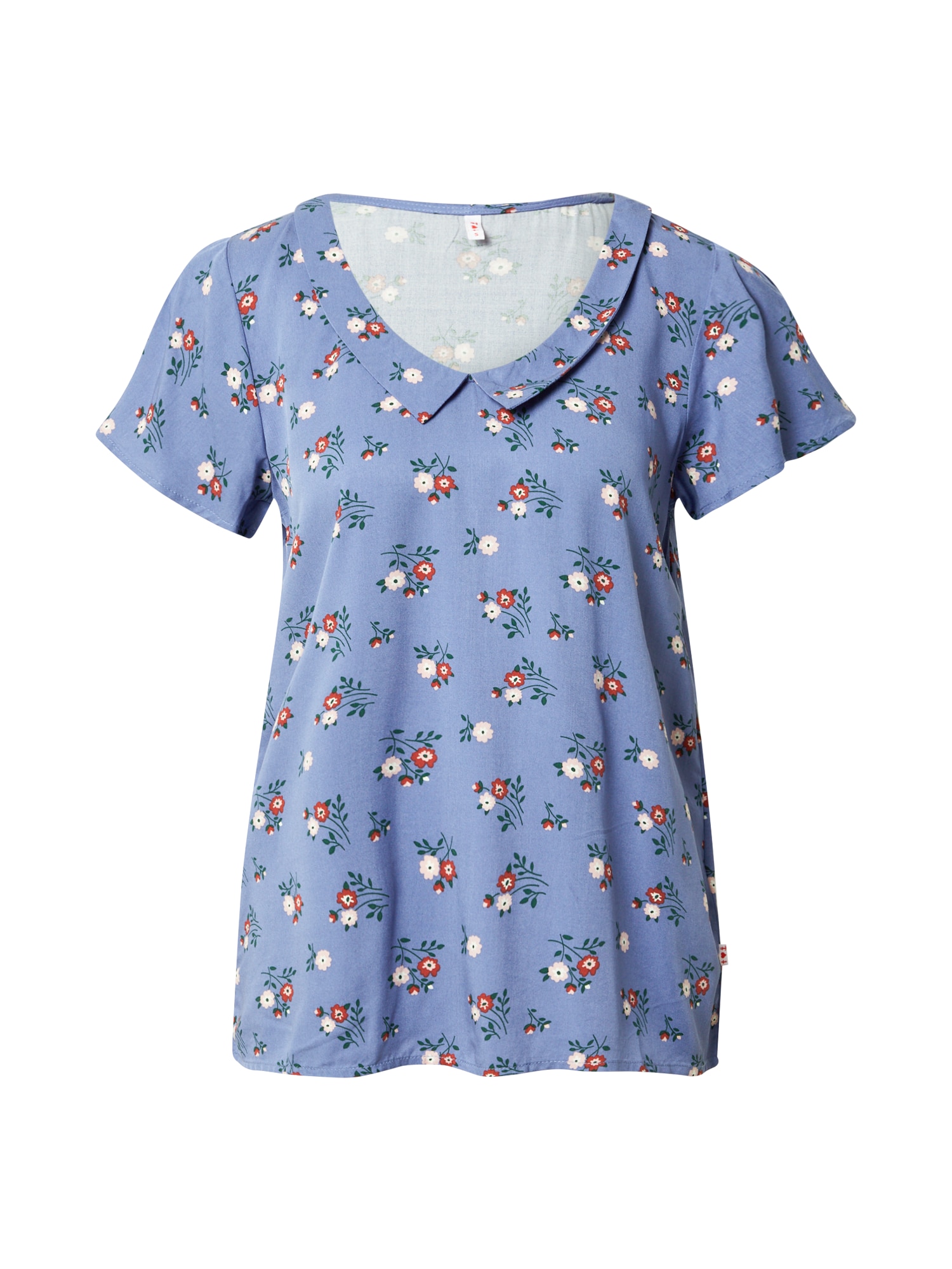 Blutsgeschwister Bluza 'Feed the Birds'  dimno modra / zelena / pastelno roza / rdeča / bela