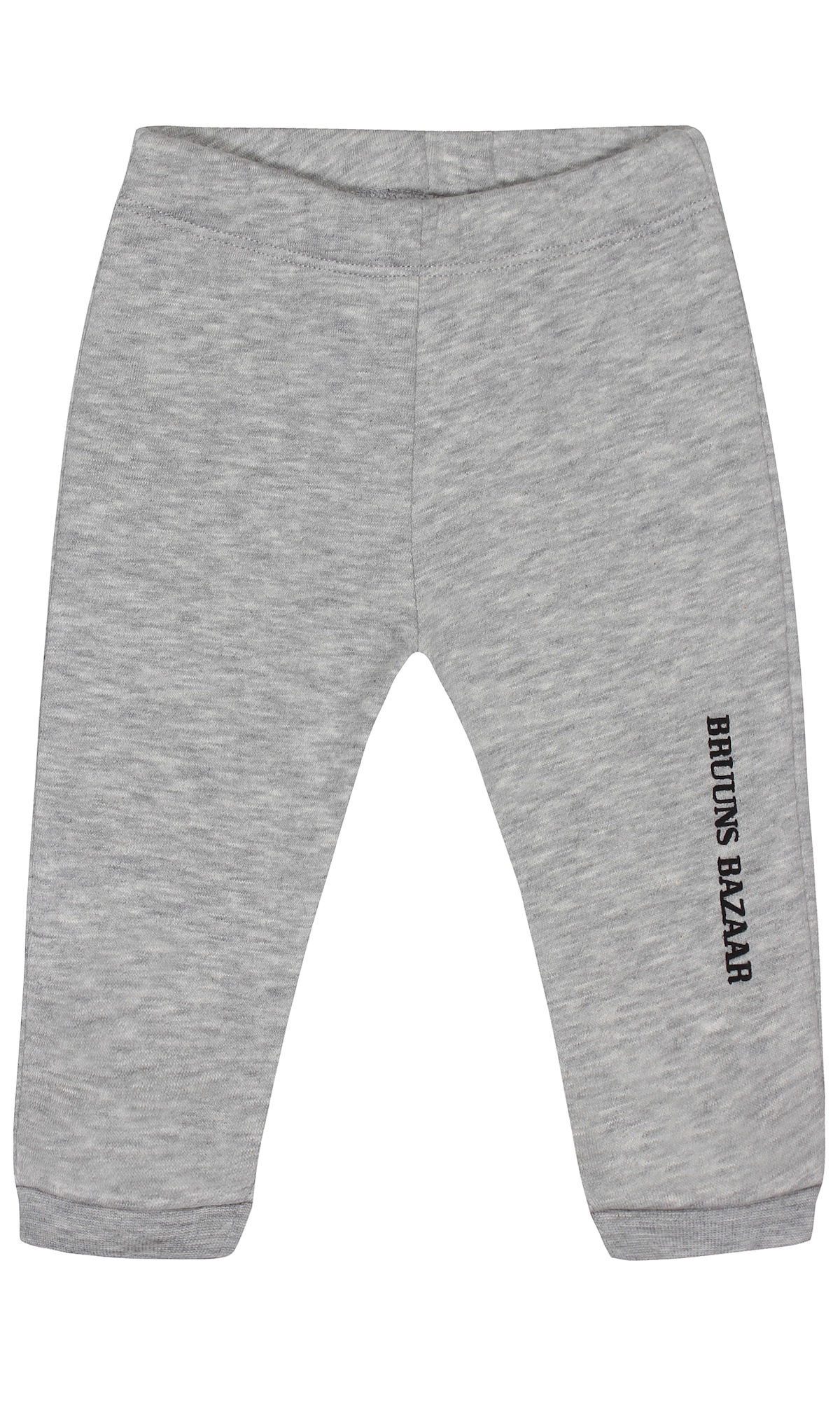 Bruuns Bazaar Kids Hlače  pegasto siva / črna