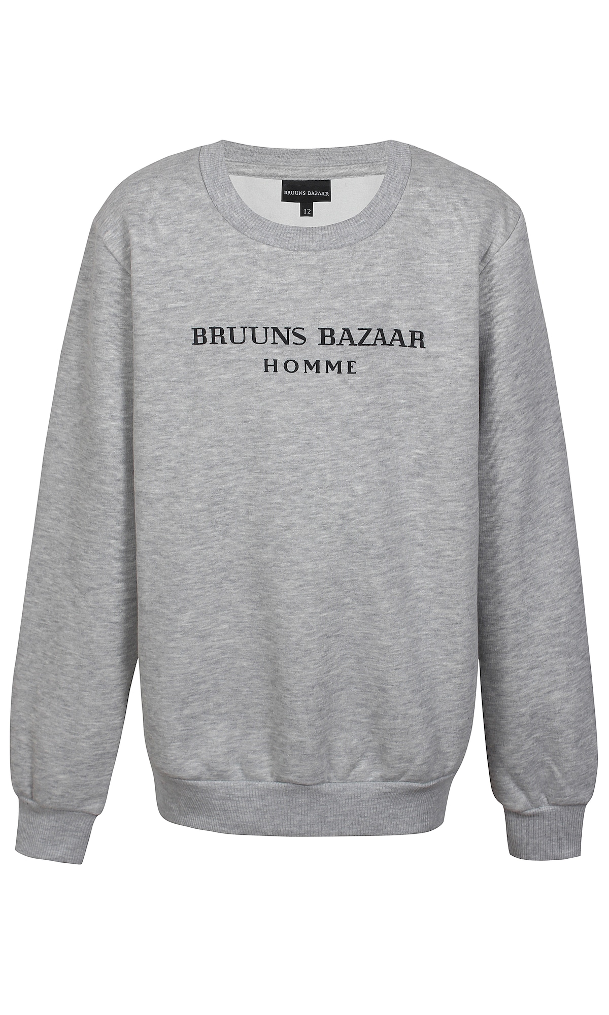 Bruuns Bazaar Kids Majica  pegasto siva / črna