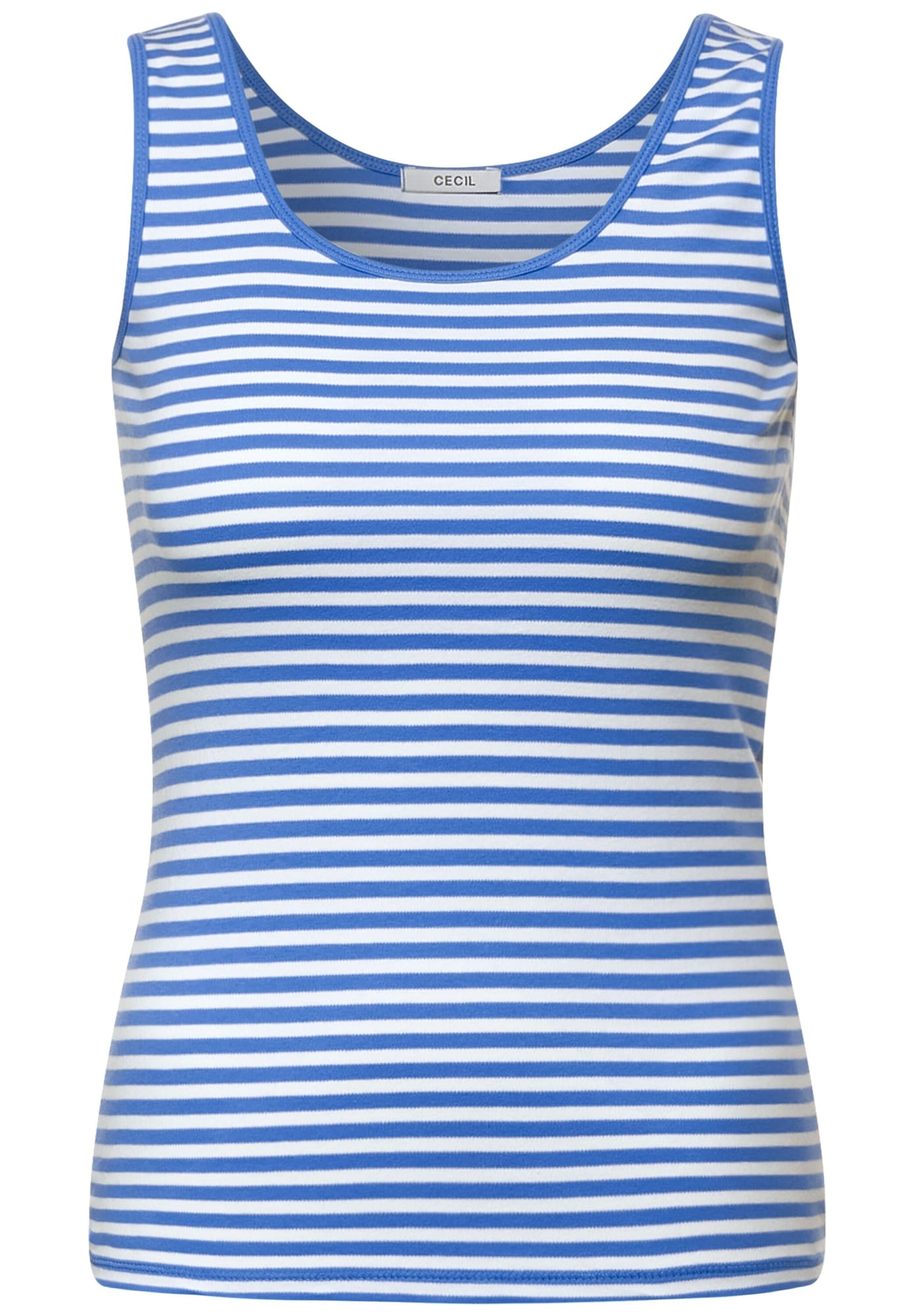 CECIL Top  modra / bela