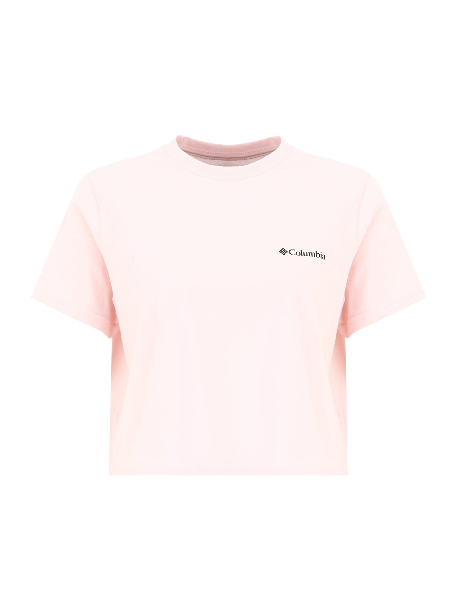 COLUMBIA Majica  pastelno roza / črna