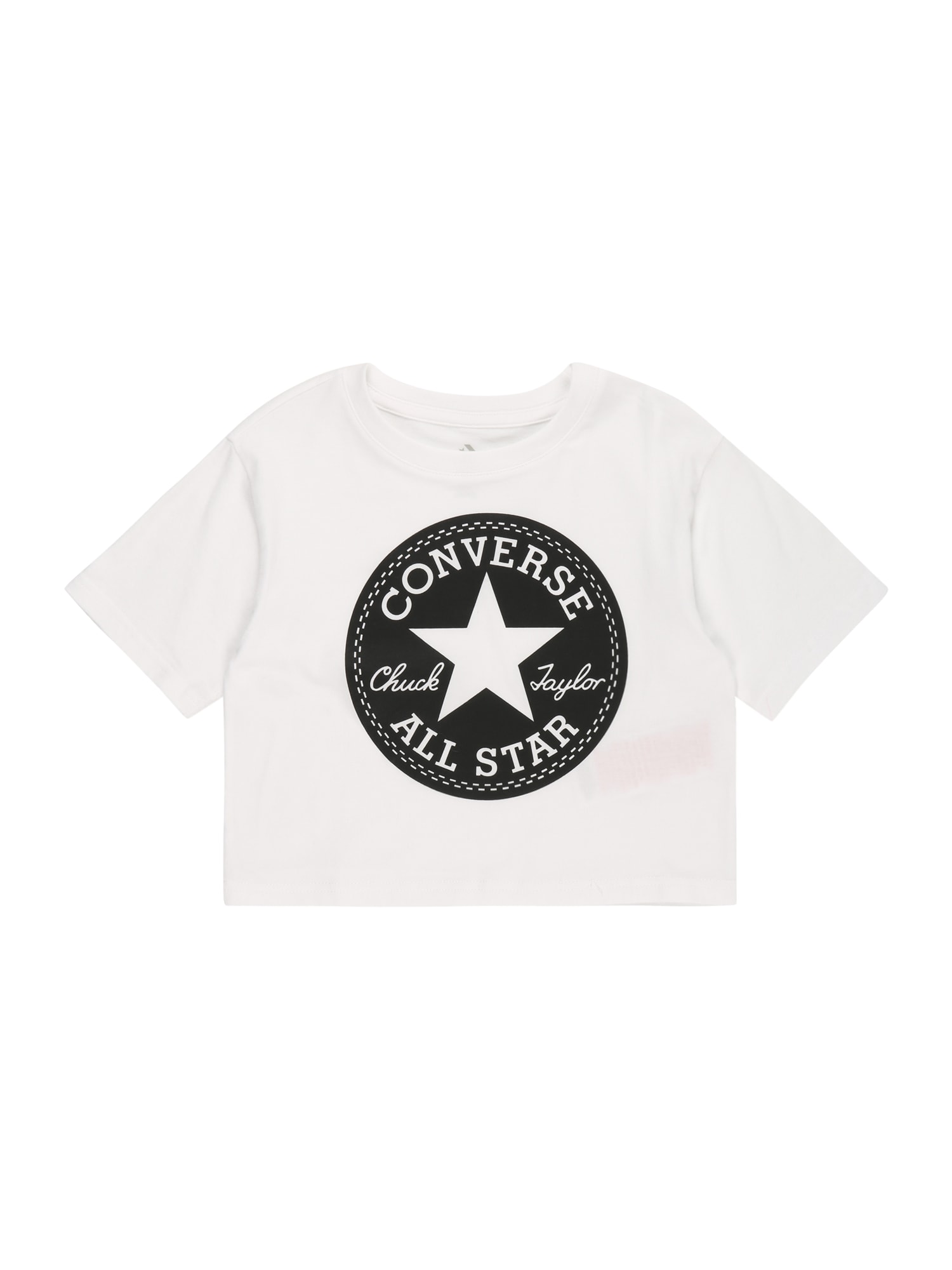 CONVERSE Majica  črna / bela