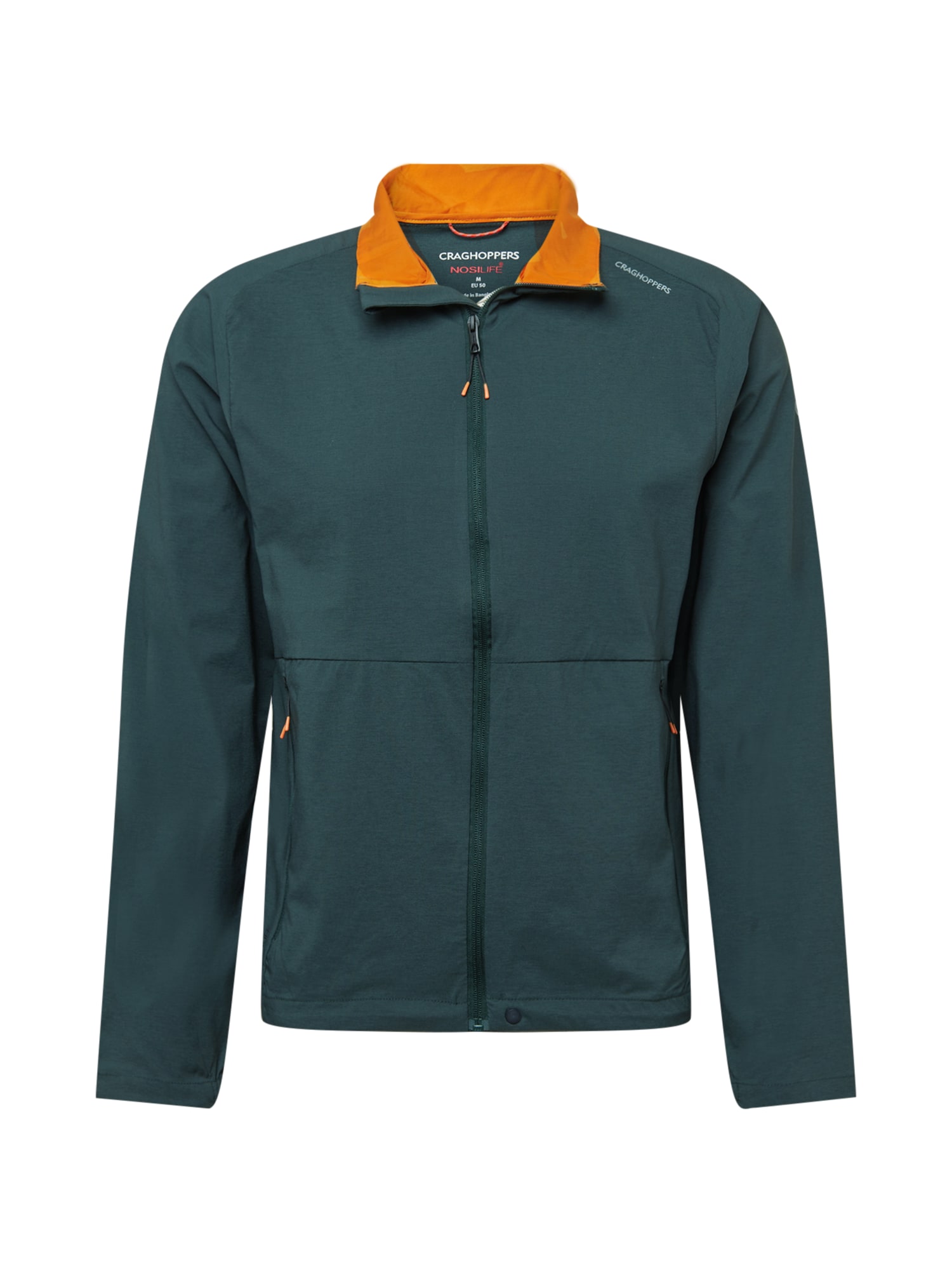 CRAGHOPPERS Zunanja jakna 'NosiLife Pro Active'  temno zelena / oranžna