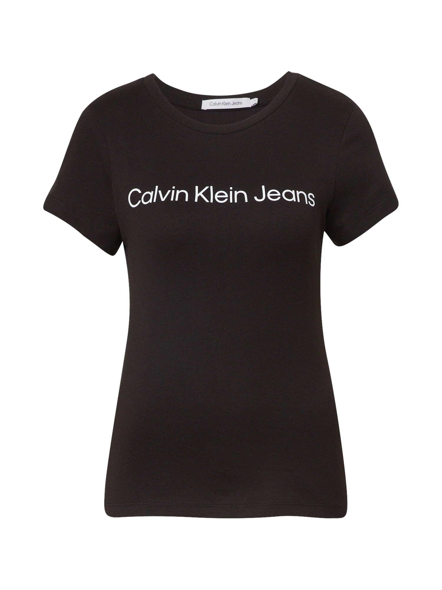 Calvin Klein Jeans Majica  črna / bela